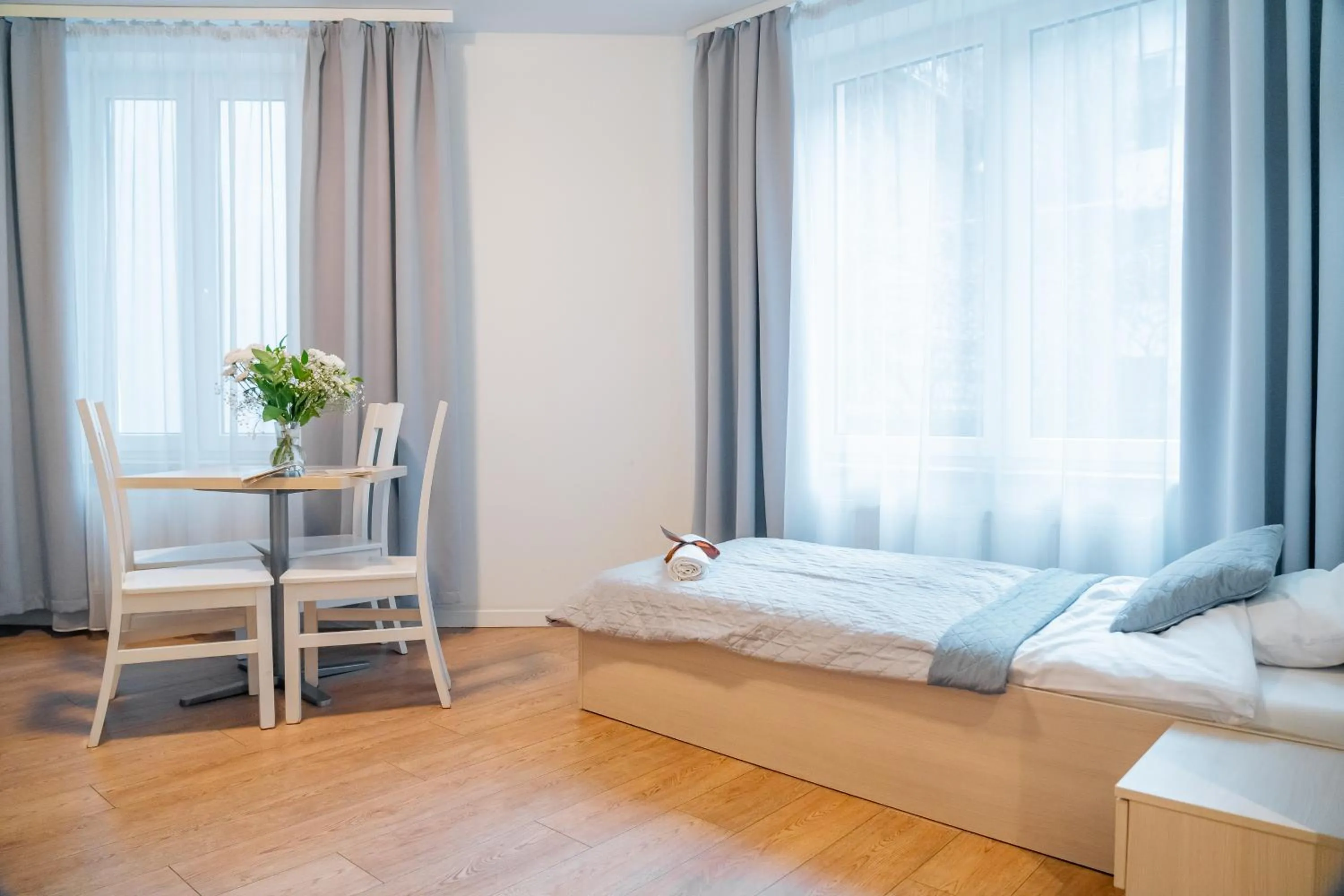 Bed in Apartamenty Platinia - komfortowe noclegi Kraków Stare Miasto