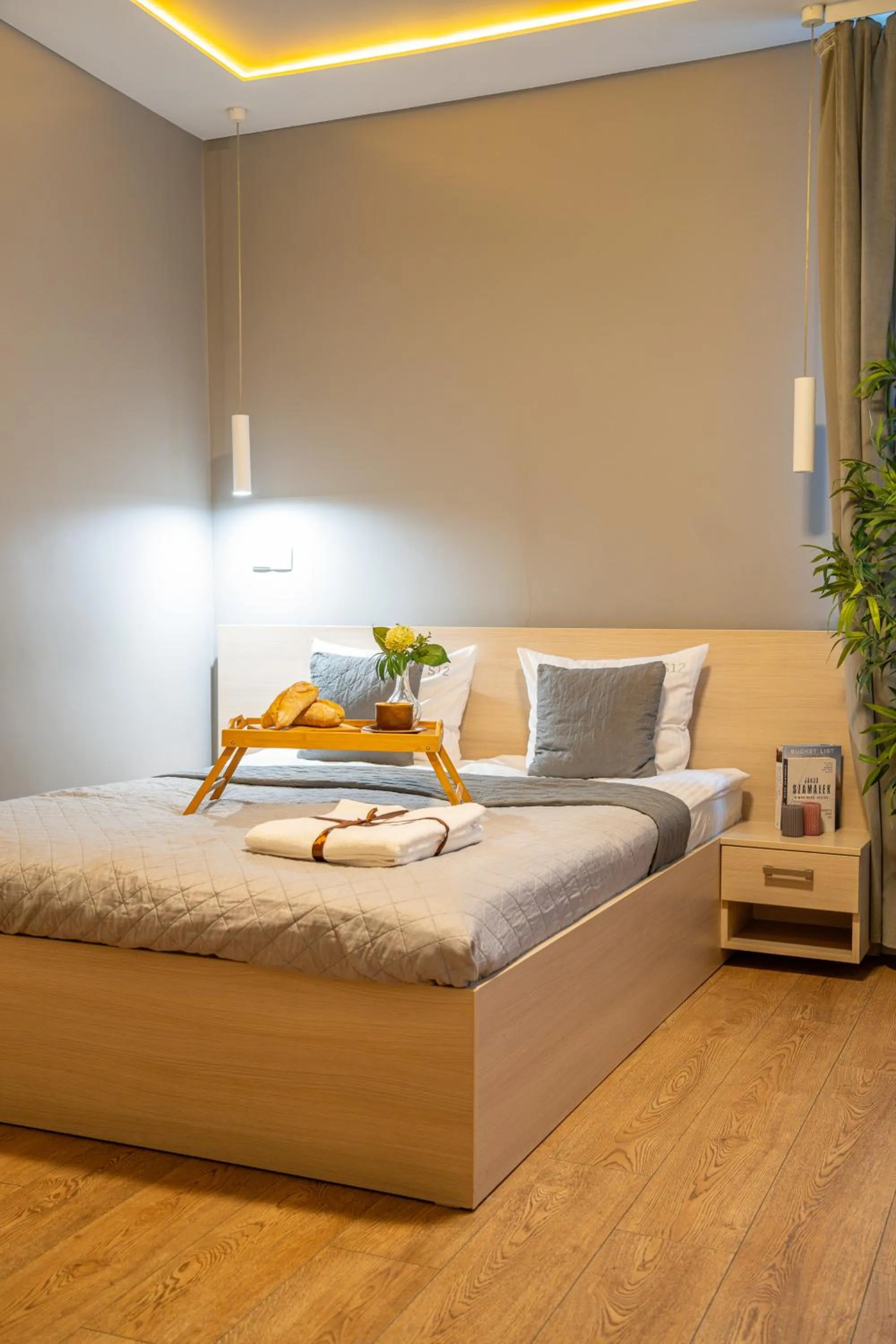 Bed in Apartamenty Platinia - komfortowe noclegi Kraków Stare Miasto