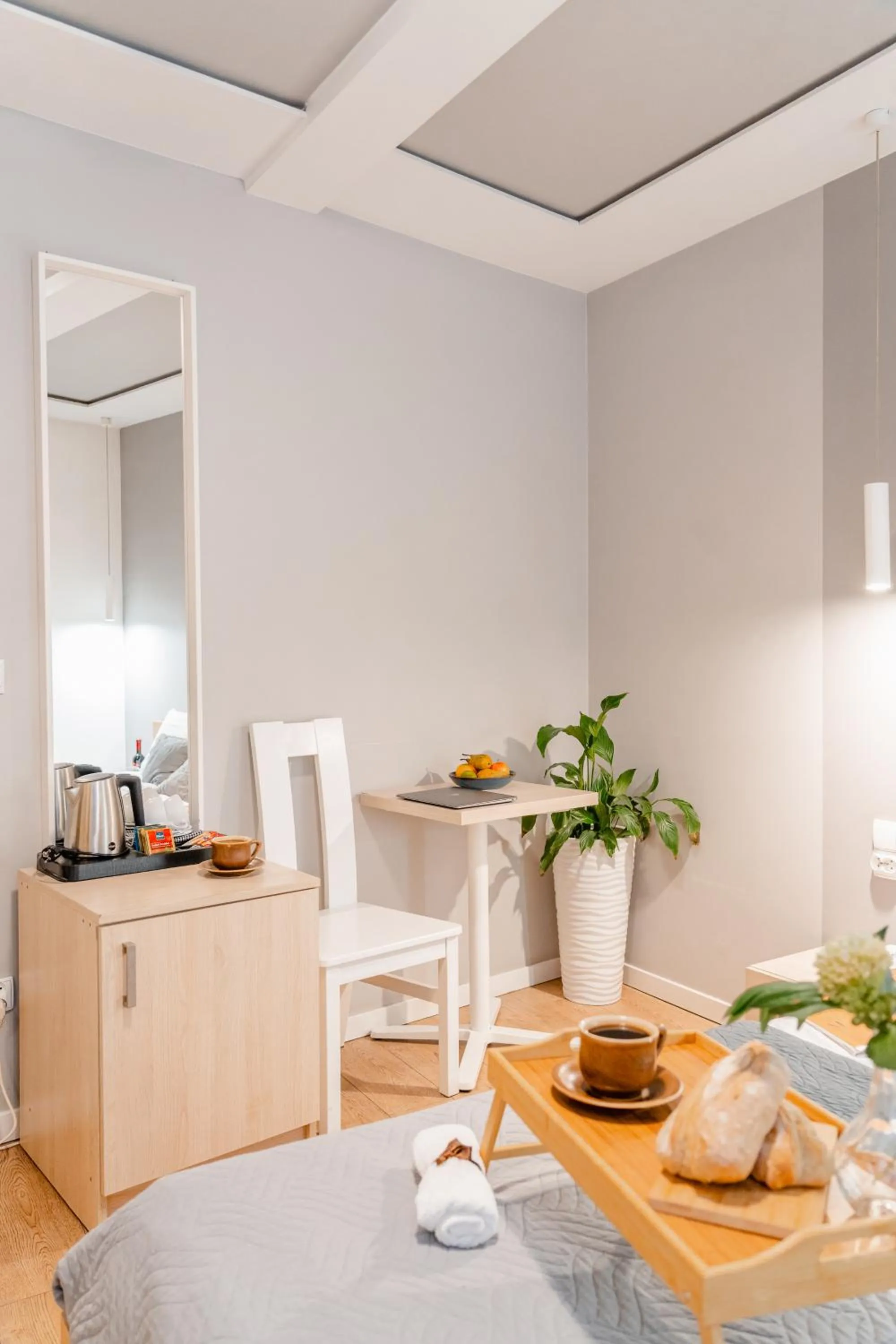 Bed in Apartamenty Platinia - komfortowe noclegi Kraków Stare Miasto