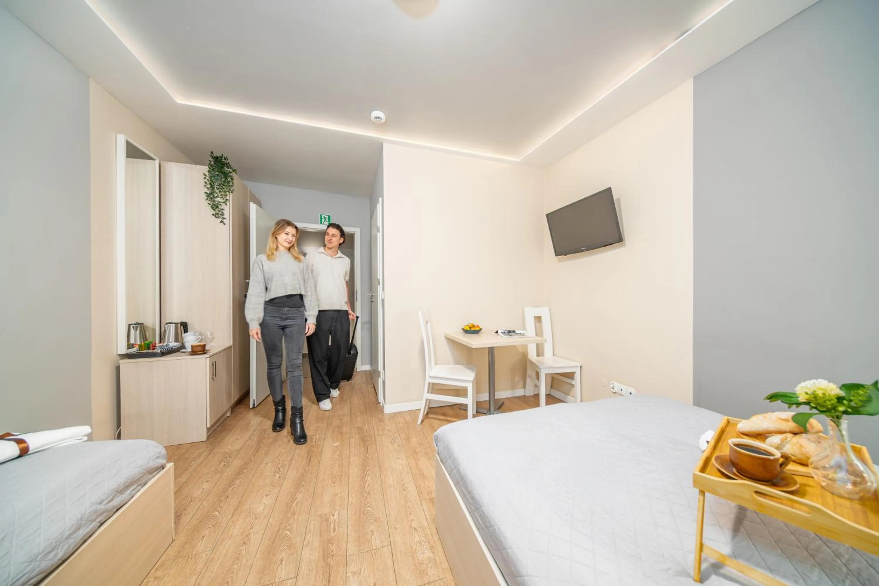 Bed in Apartamenty Platinia - komfortowe noclegi Kraków Stare Miasto
