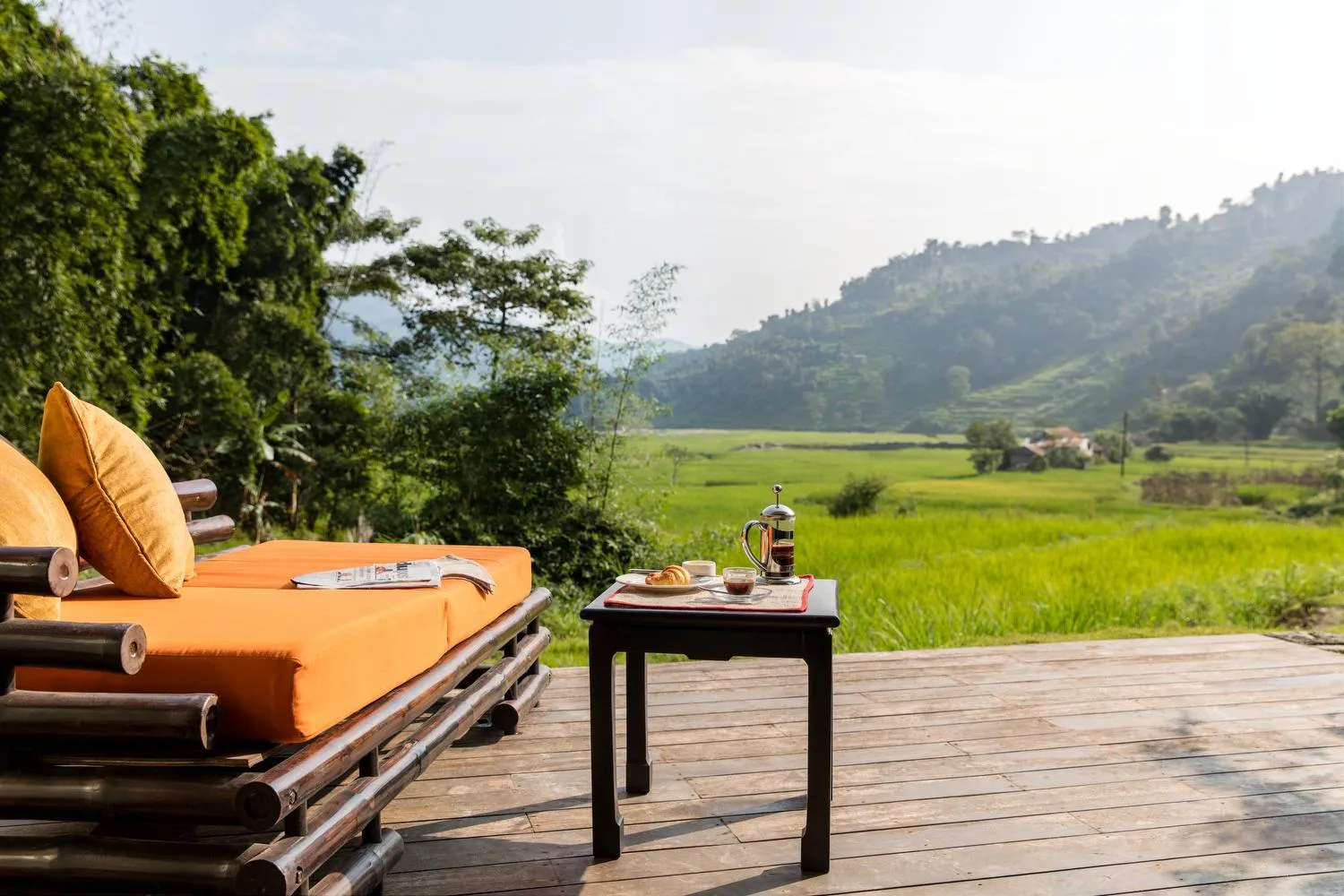 Breakfast in The Pavilions Himalayas The Farm