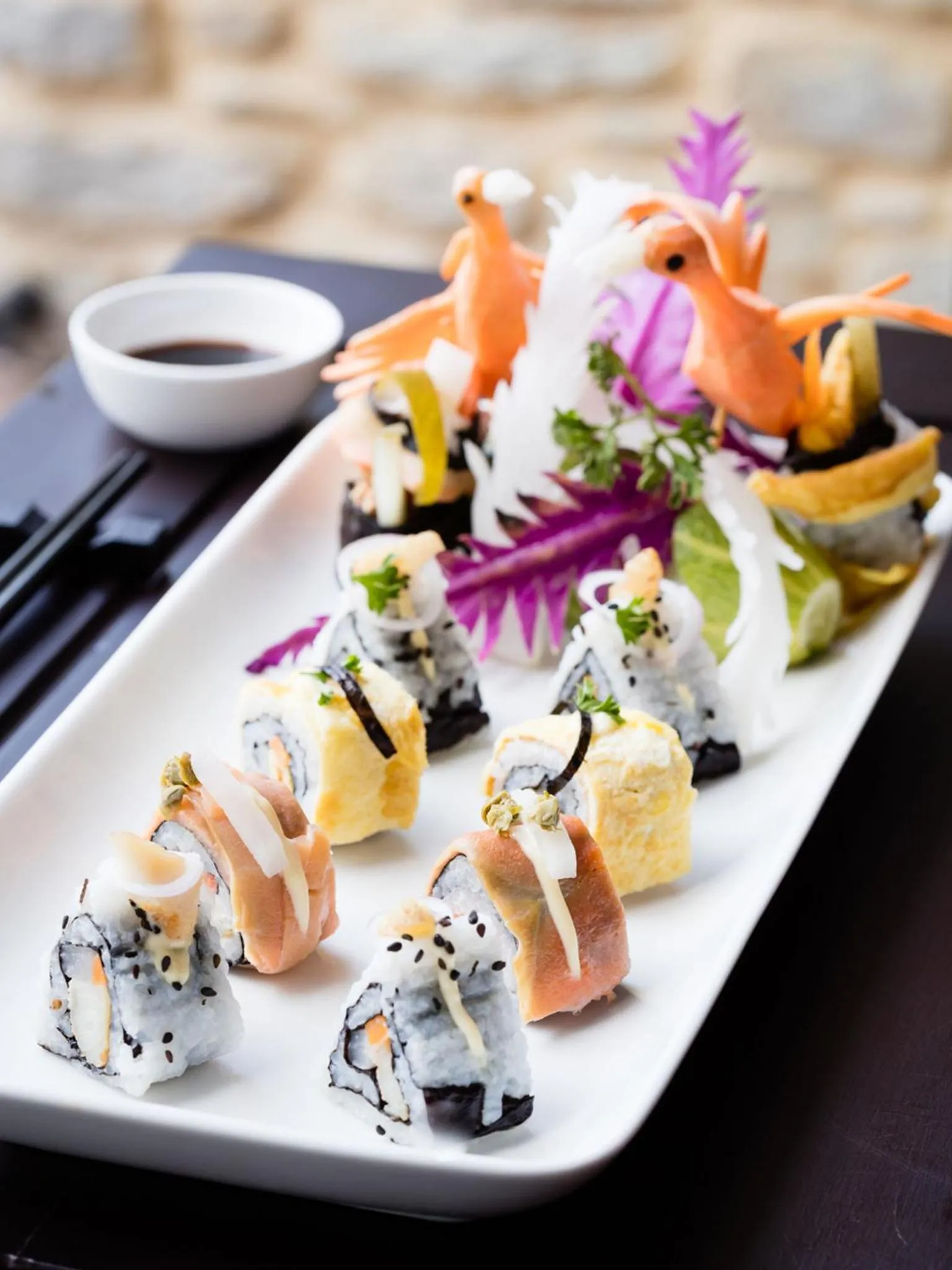 Food close-up in The Pavilions Himalayas The Farm