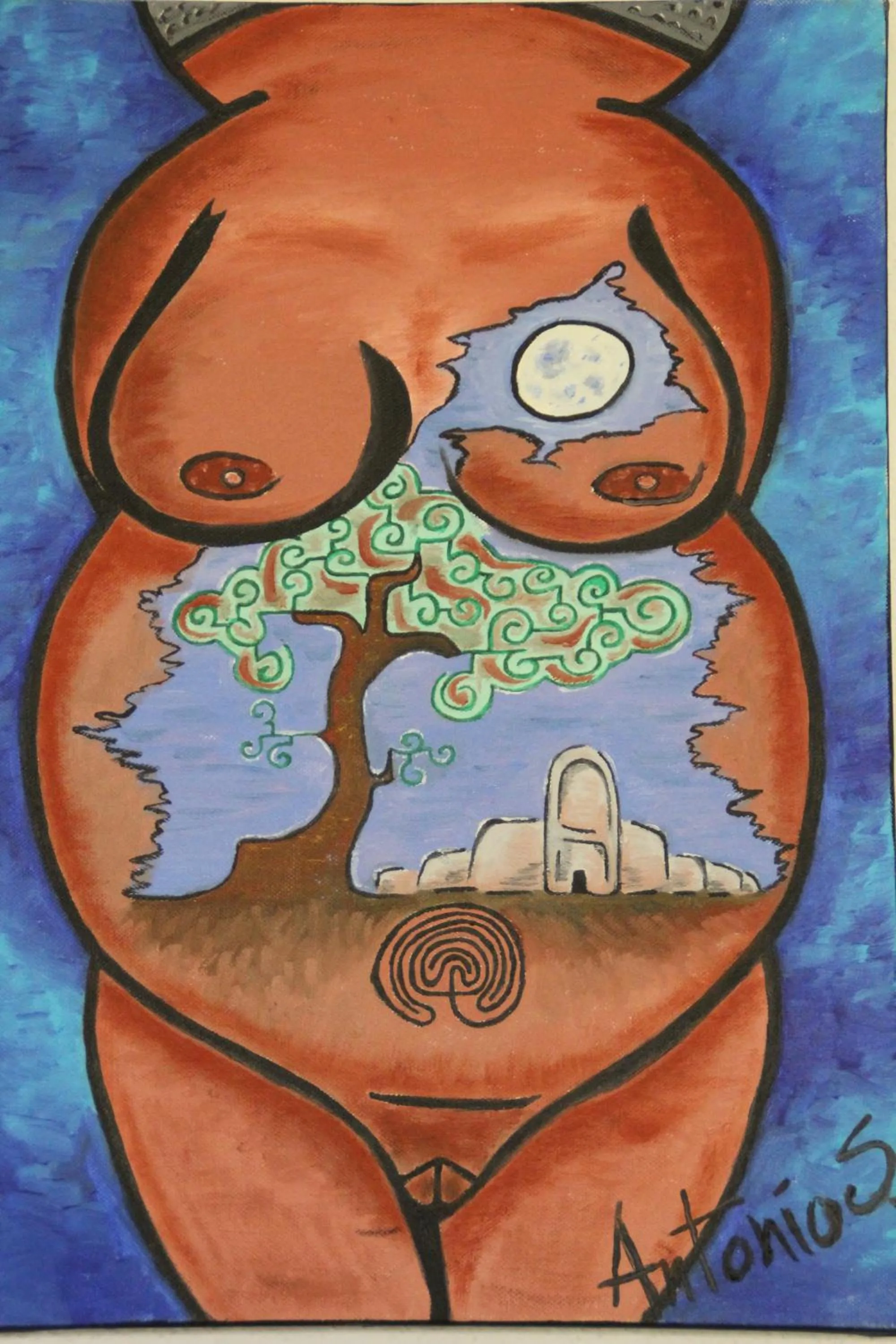 Decorative detail in B&B La Pintadera