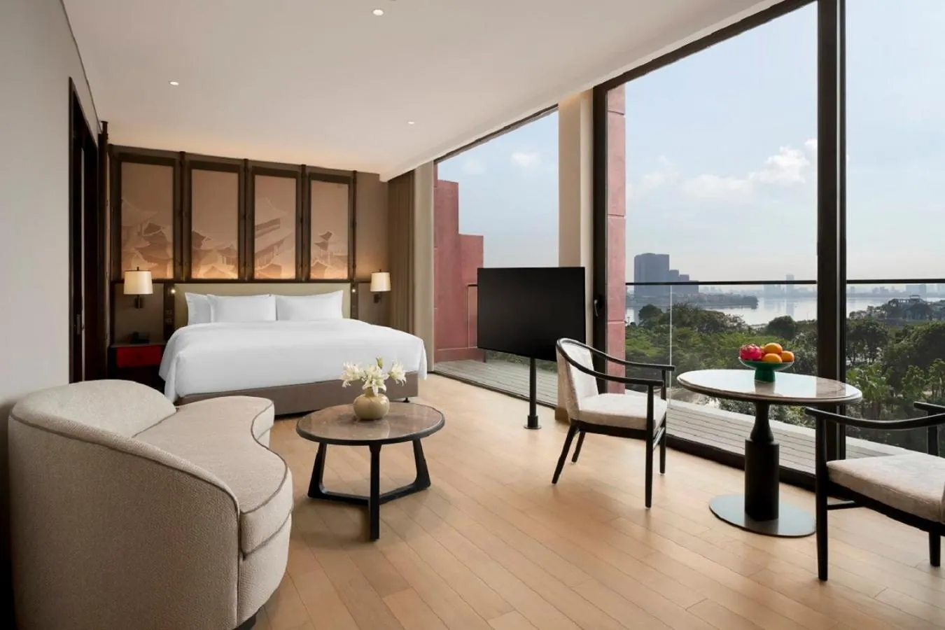 Bed in Dusit Le Palais Tu Hoa Hanoi