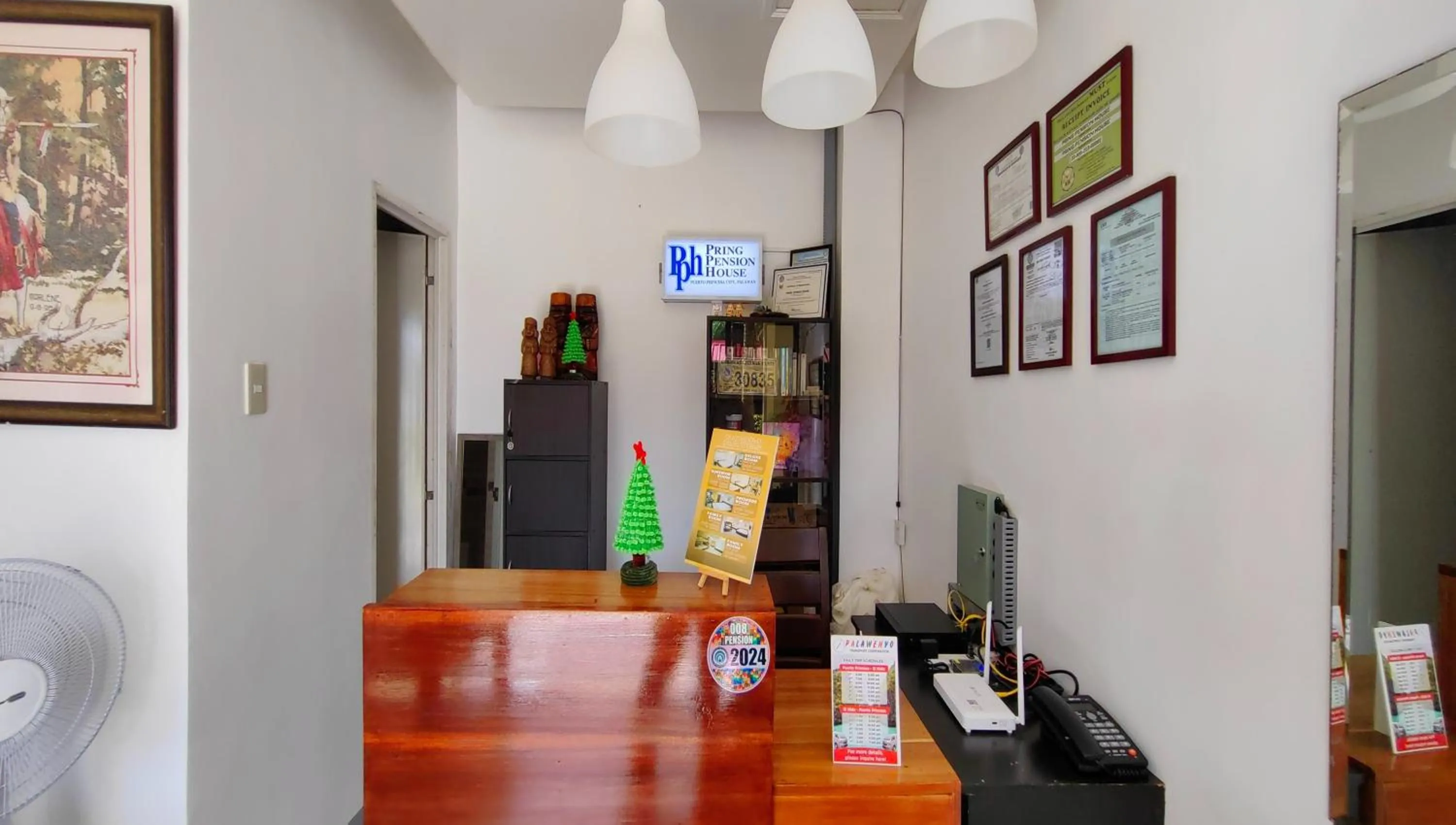 Lobby or reception in Pring Pension House Puerto Princesa