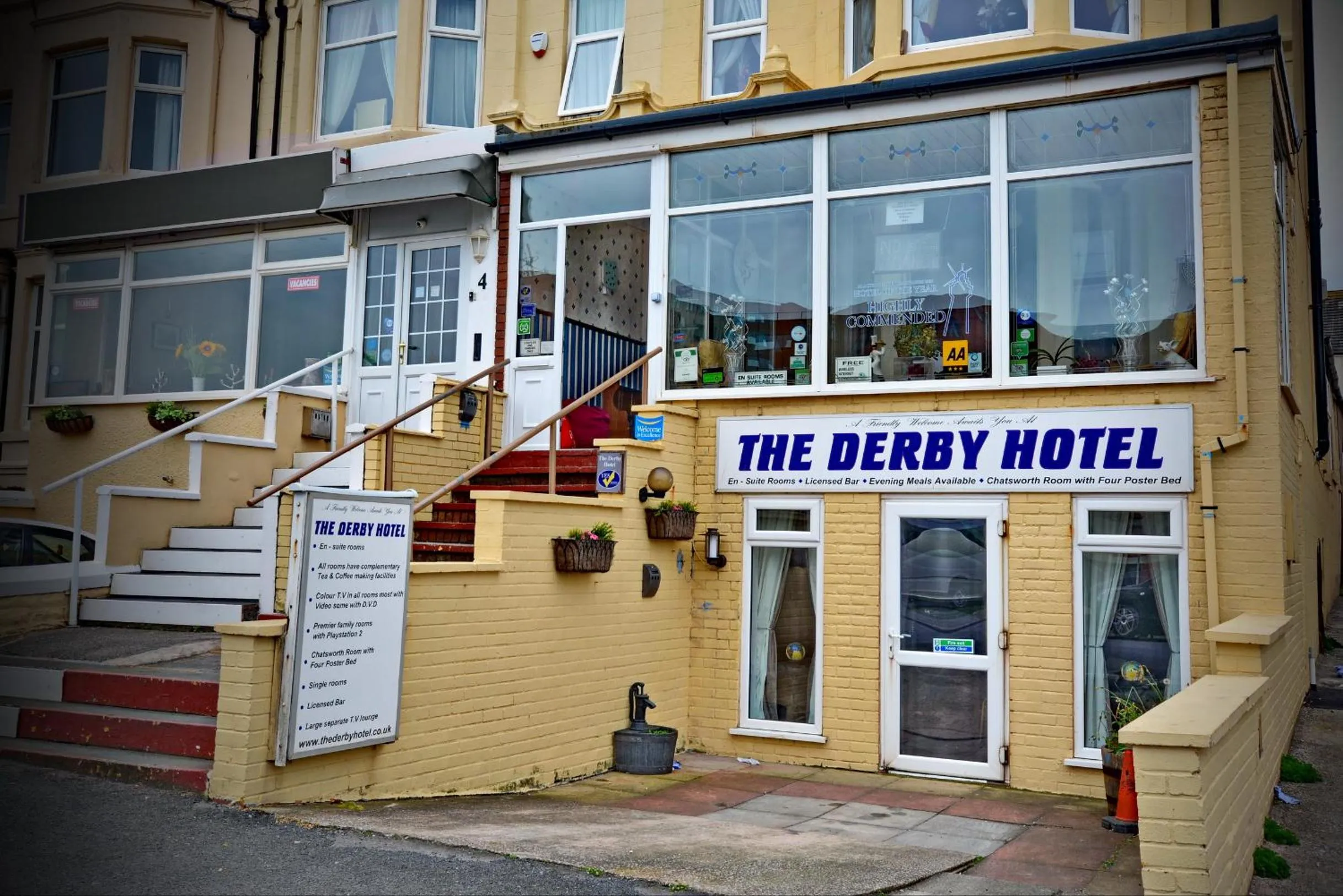 Facade/entrance in The Derby Hotel
