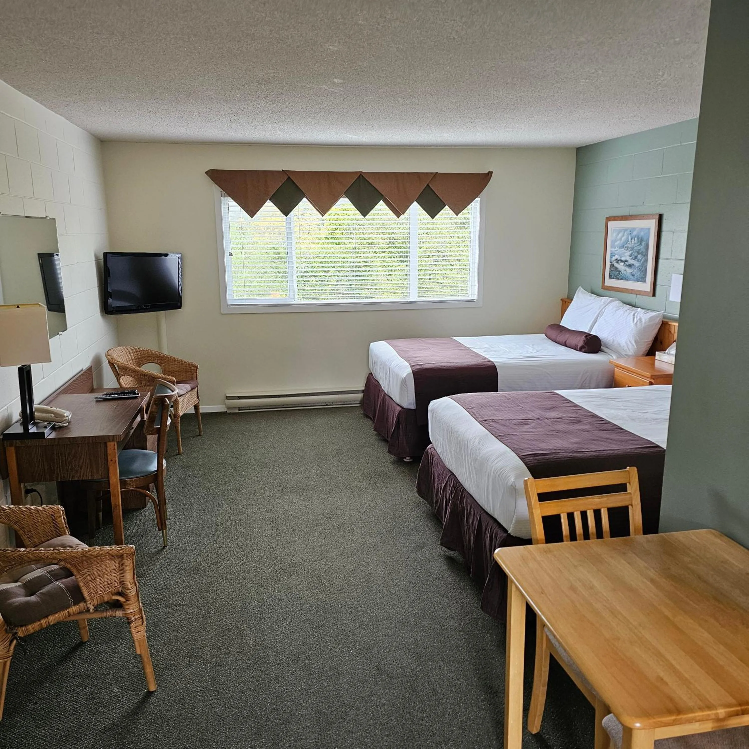 Bed in Pacific Rim Motel