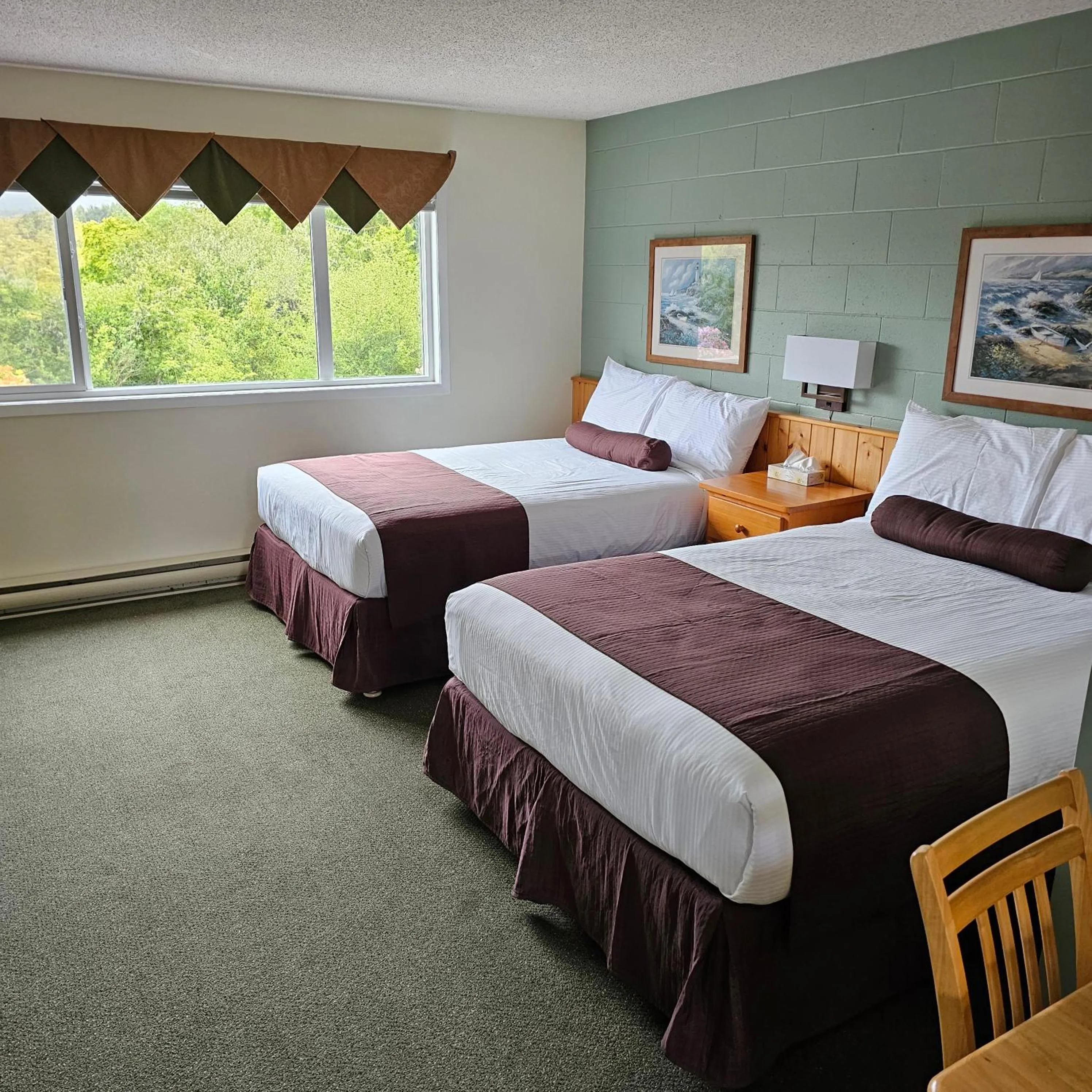 Bed in Pacific Rim Motel