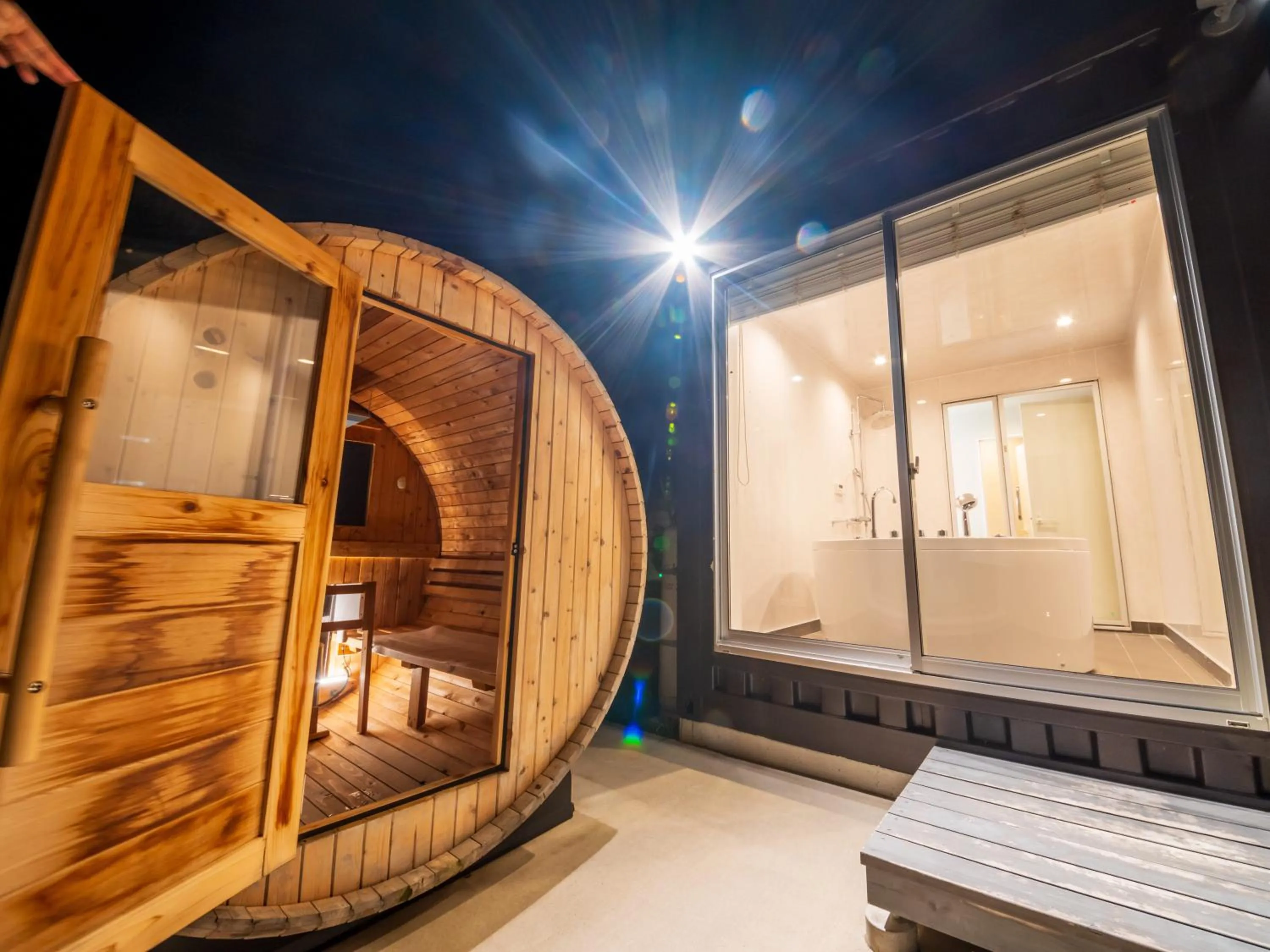 Sauna in GLAMPROOK Futtsu BRISTOL HILL