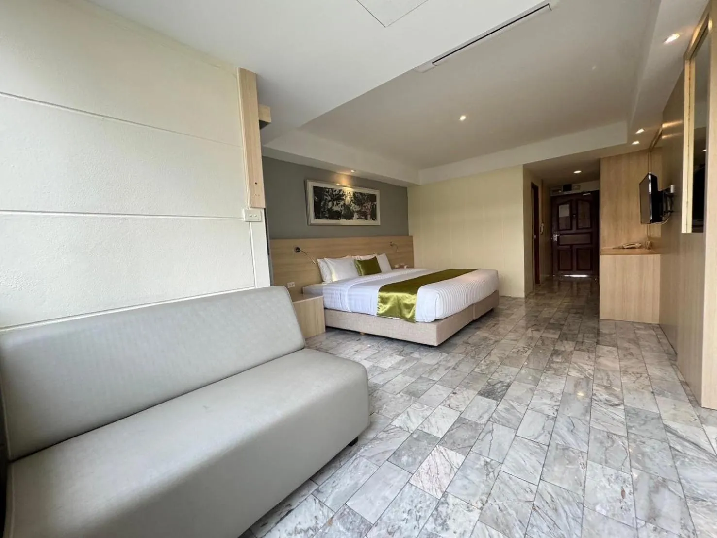 Bed in iCheck inn Thapra