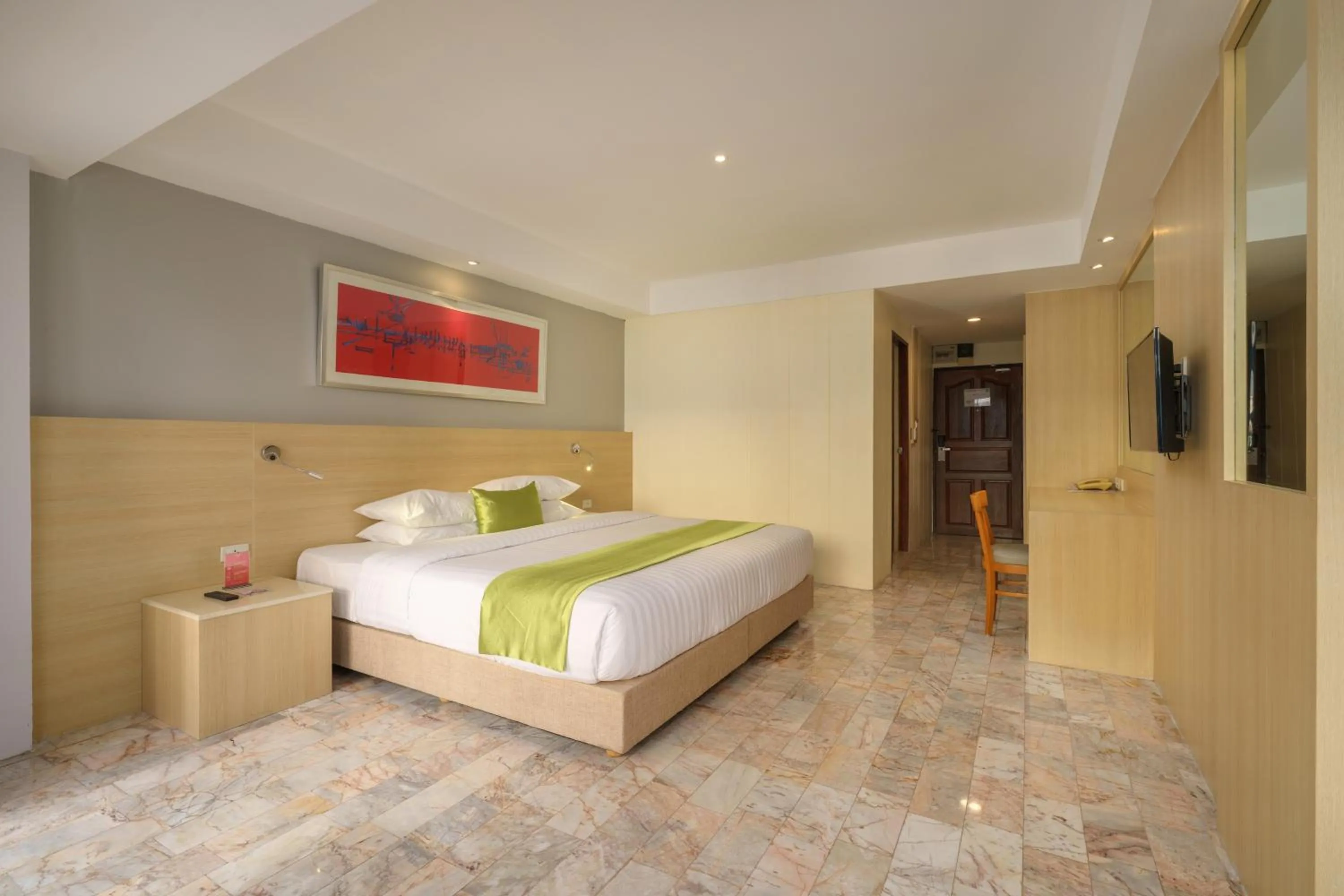 Bed in iCheck inn Thapra