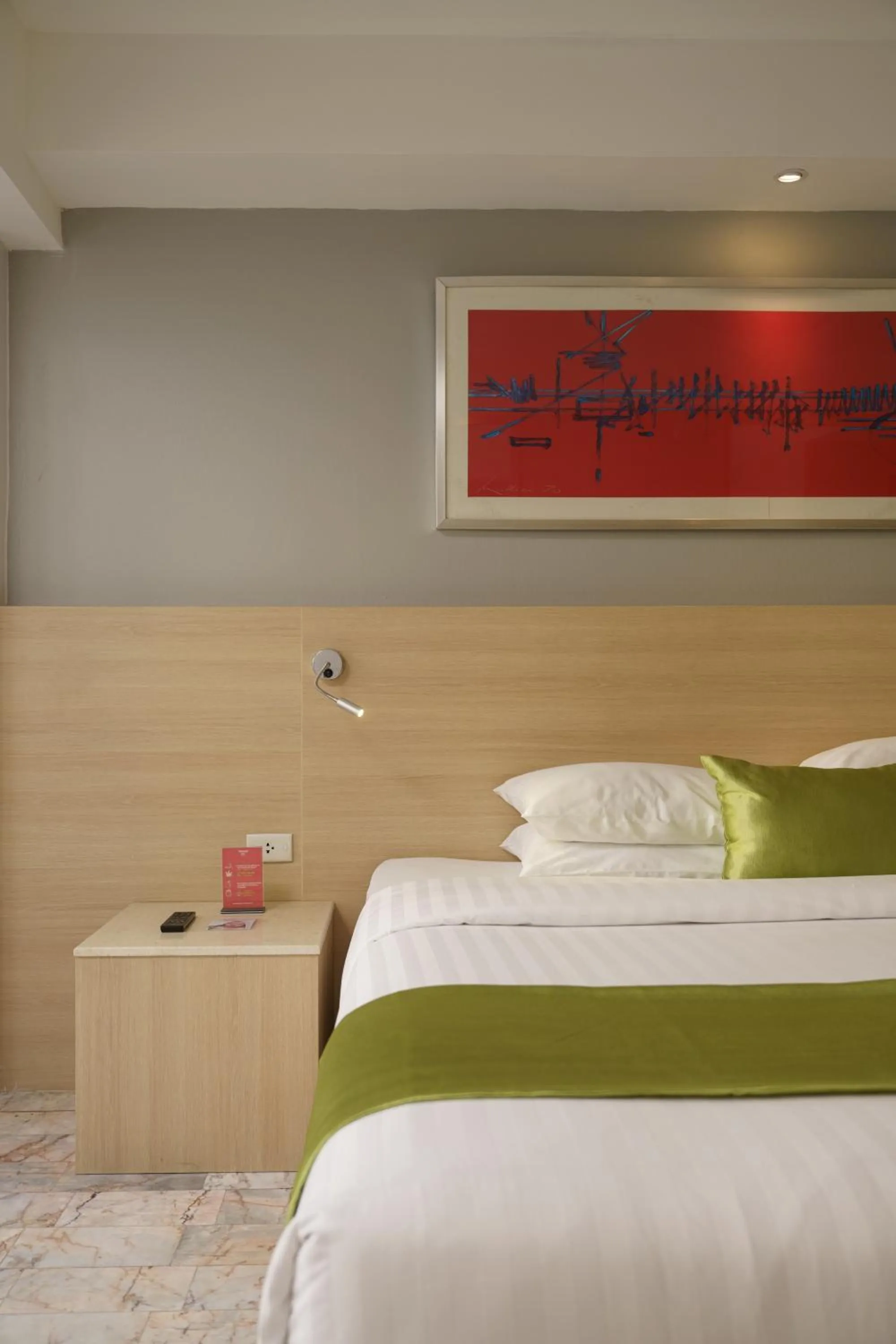 Bed in iCheck inn Thapra