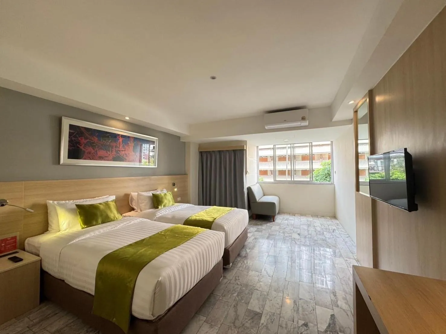 Bed in iCheck inn Thapra