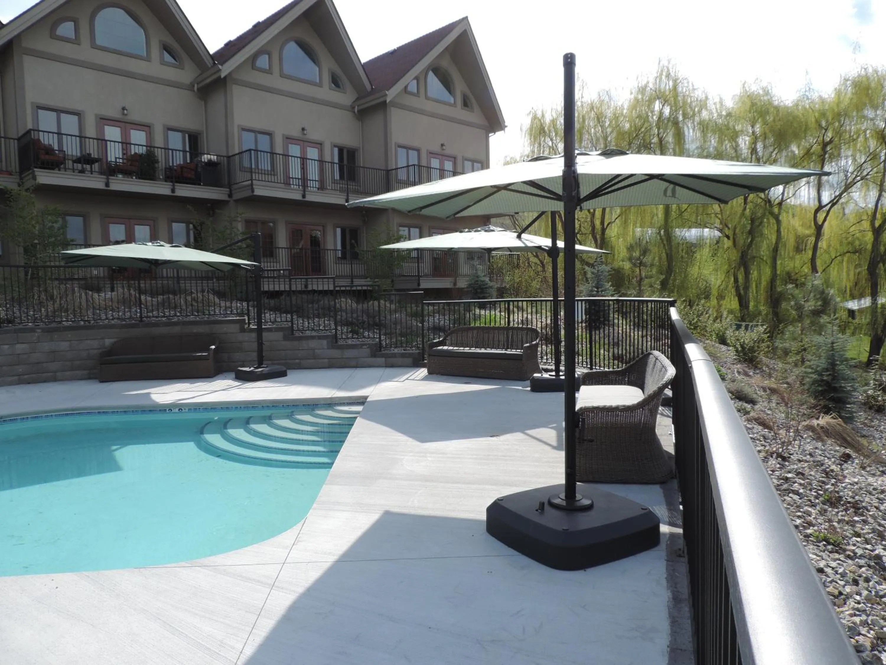 Swimming pool in The Castle at Swan Lake