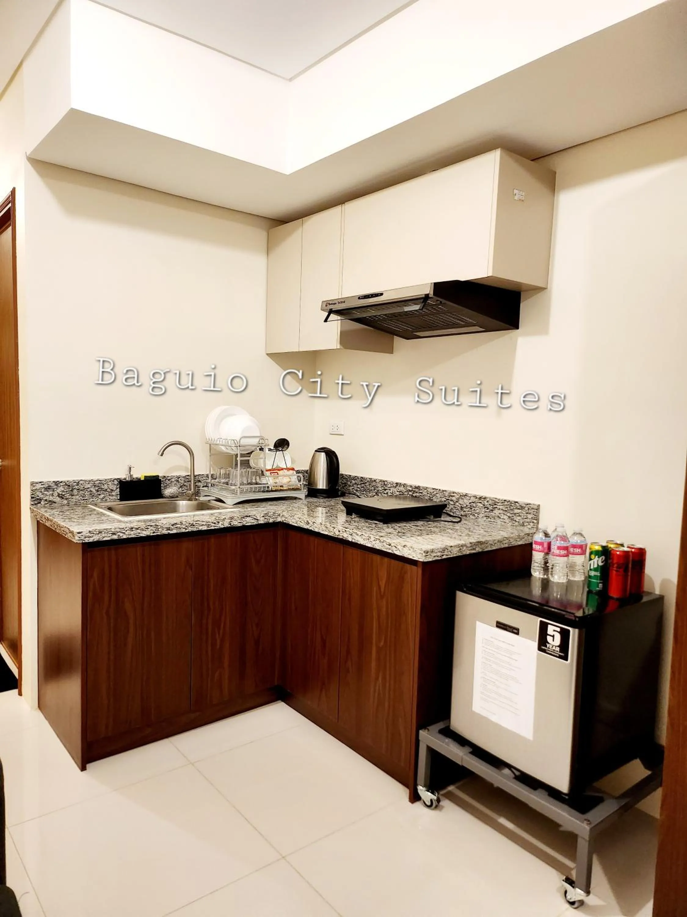 Kitchen or kitchenette in Selendra-Baguio City Suites