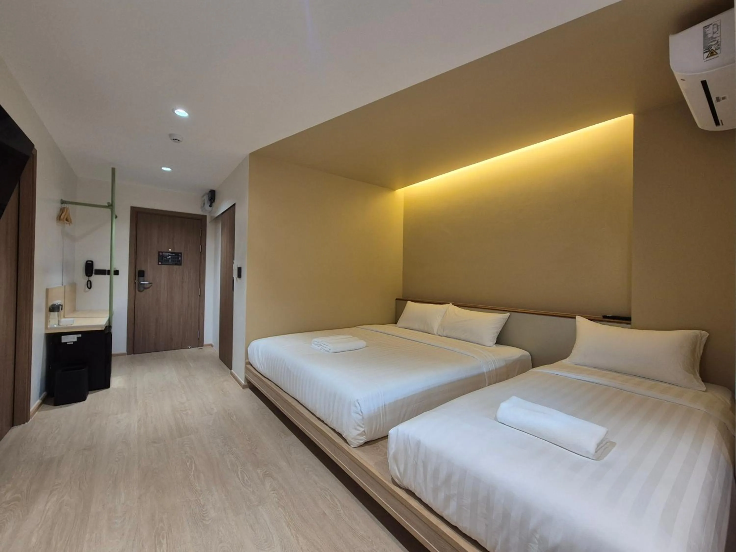 Bed in The Publyc Hotel