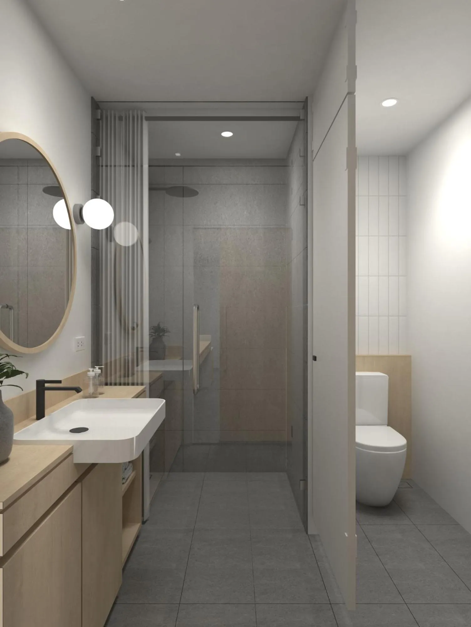 Shower in The Publyc Hotel