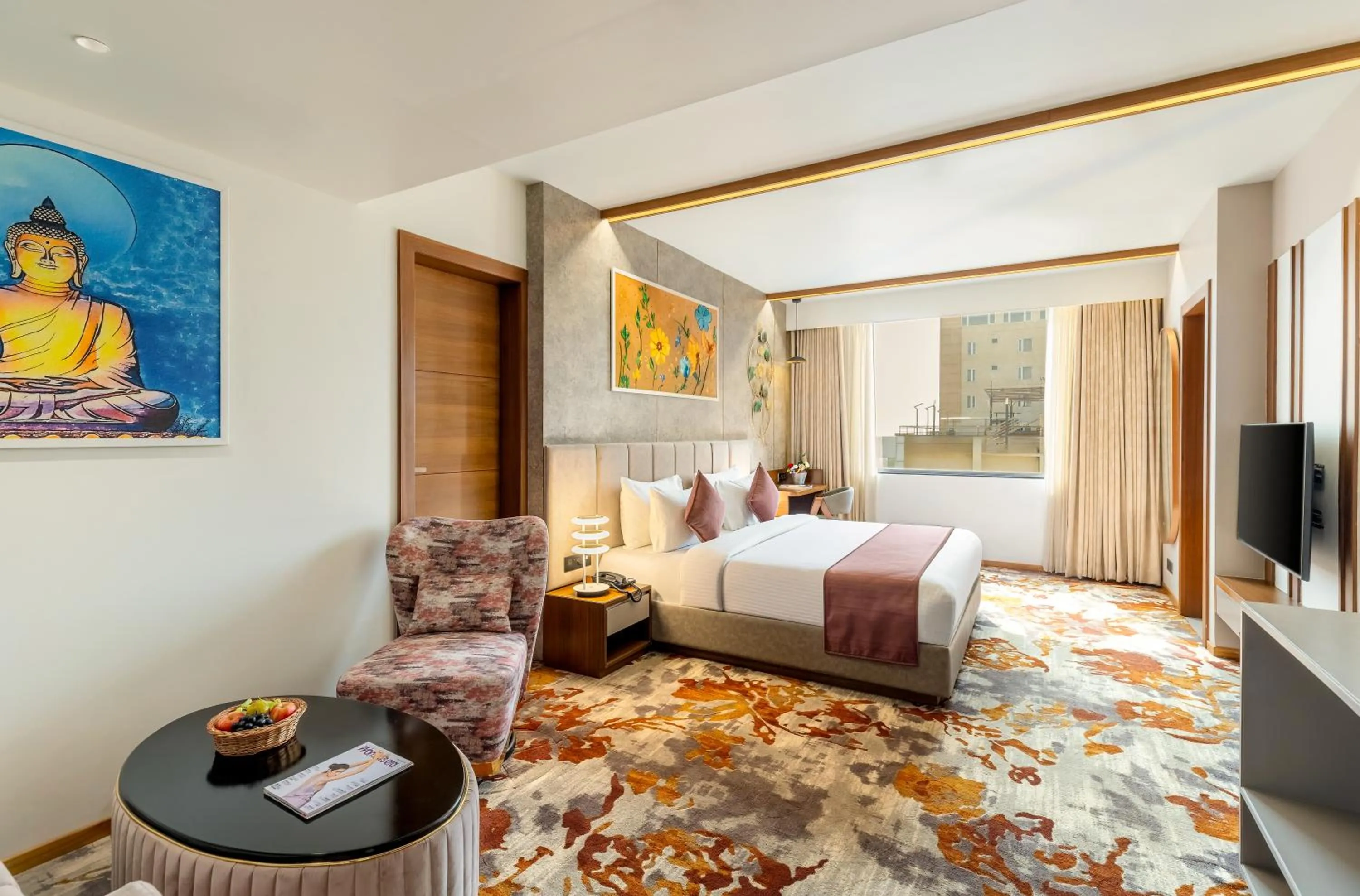 Photo of the whole room, Bed in The Paradise Bliss - A Luxury Hotel & Spa in Udaipur