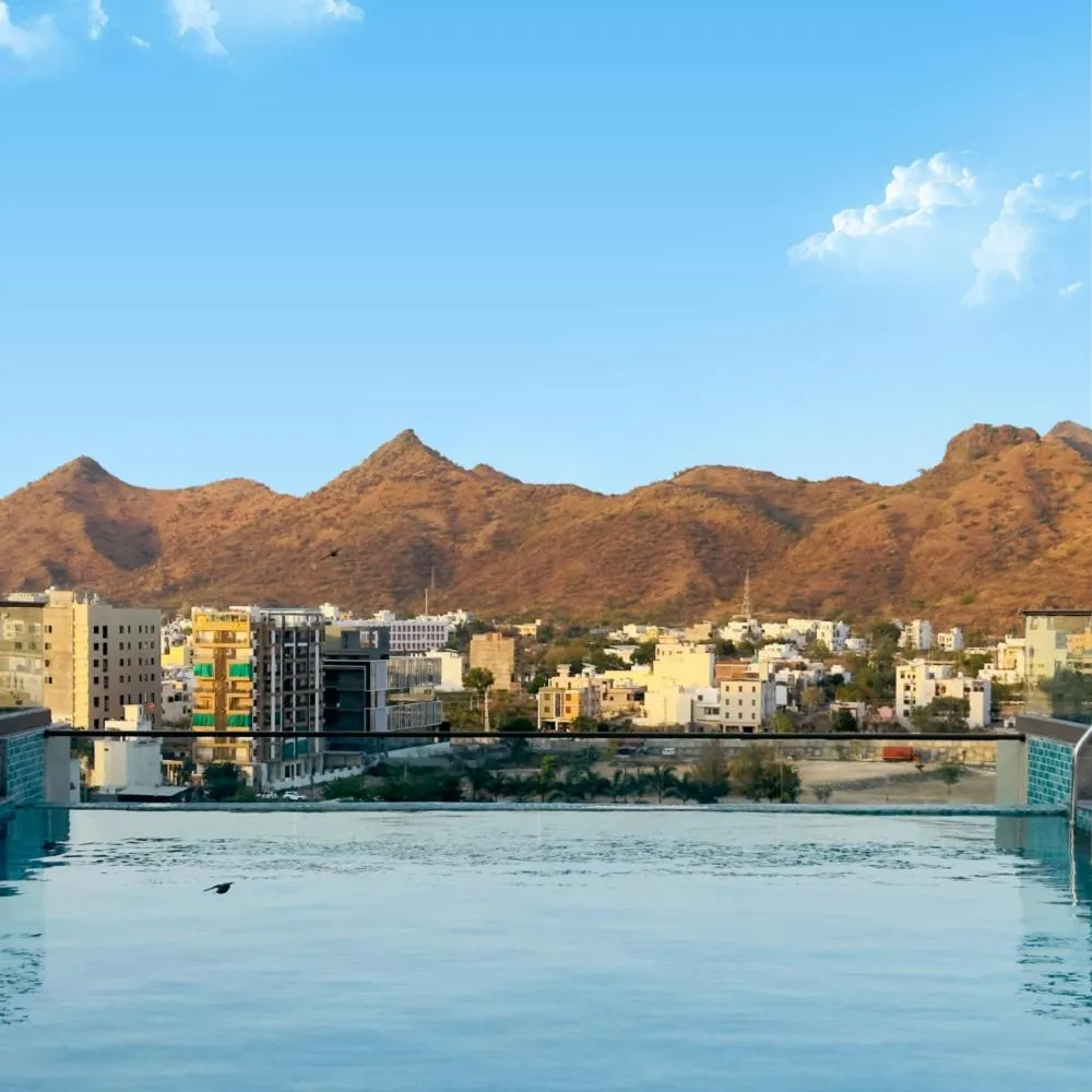 Pool view in The Paradise Bliss - A Luxury Hotel & Spa in Udaipur