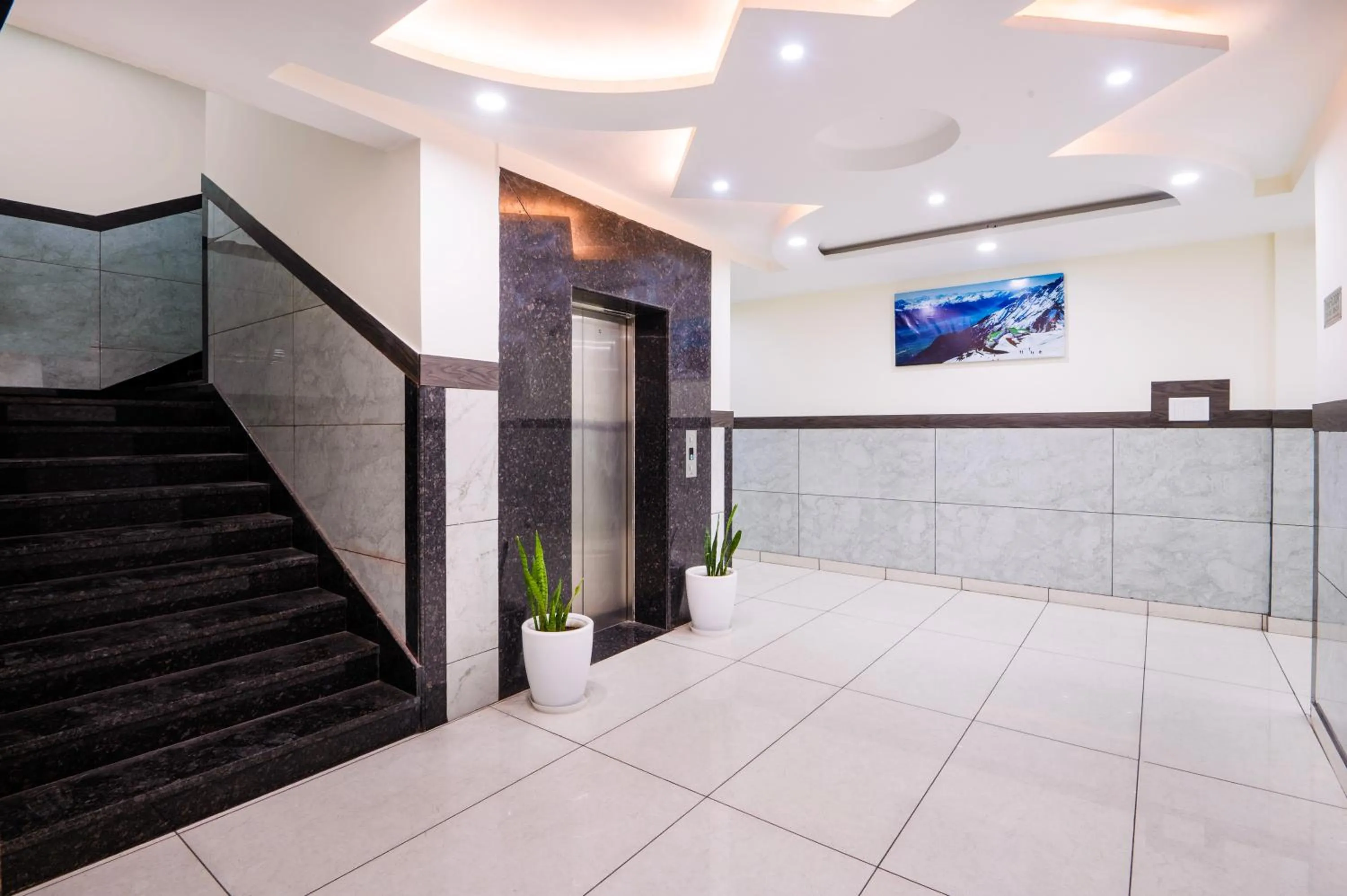 elevator in Hotel The Katra Avenue