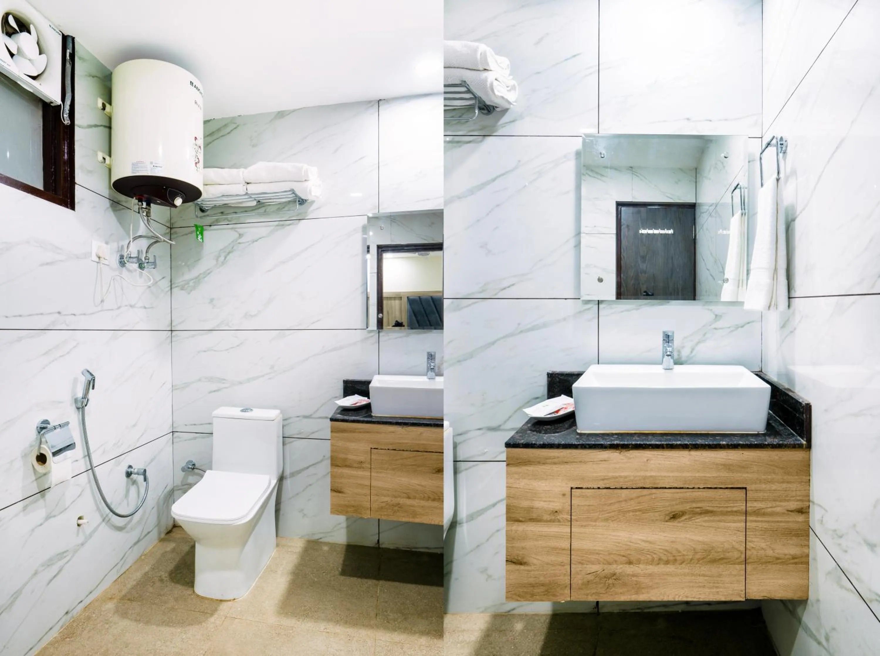 Shower in Hotel The Katra Avenue