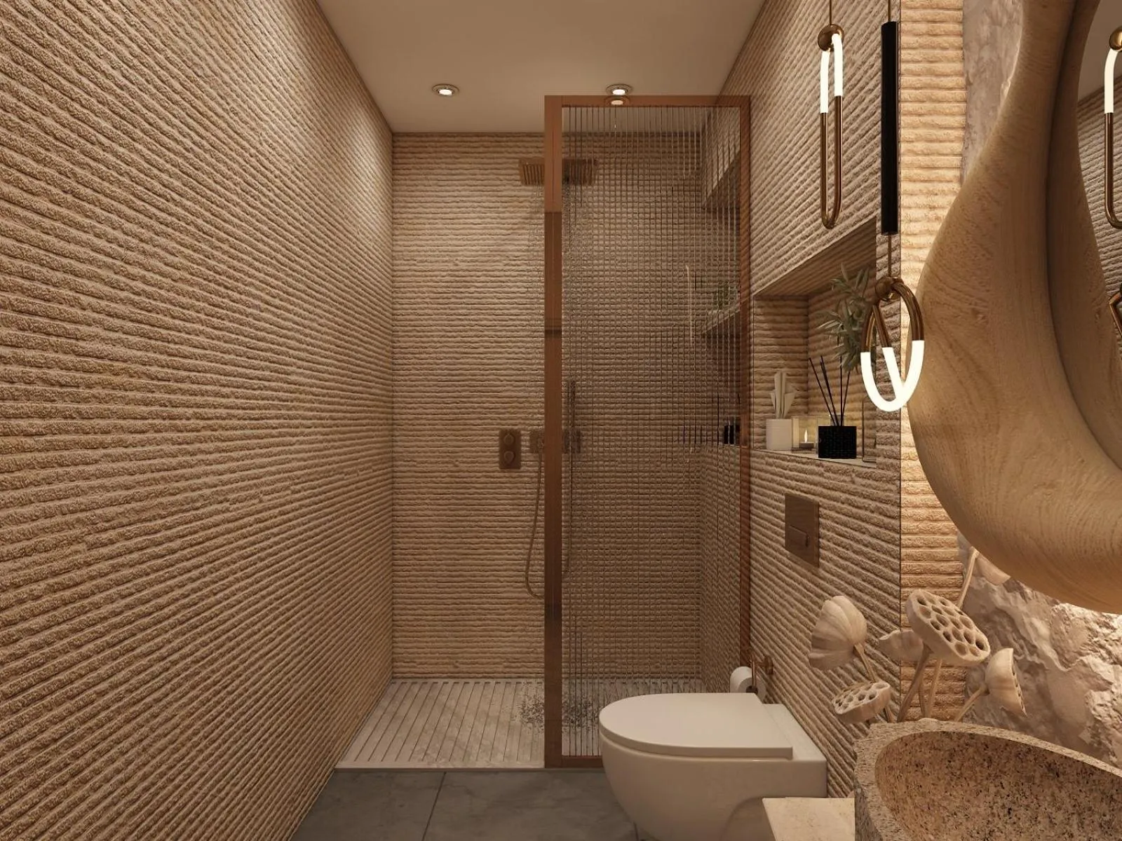 Shower in Eyes Of Egypt Pyramids View Boutique Hotel