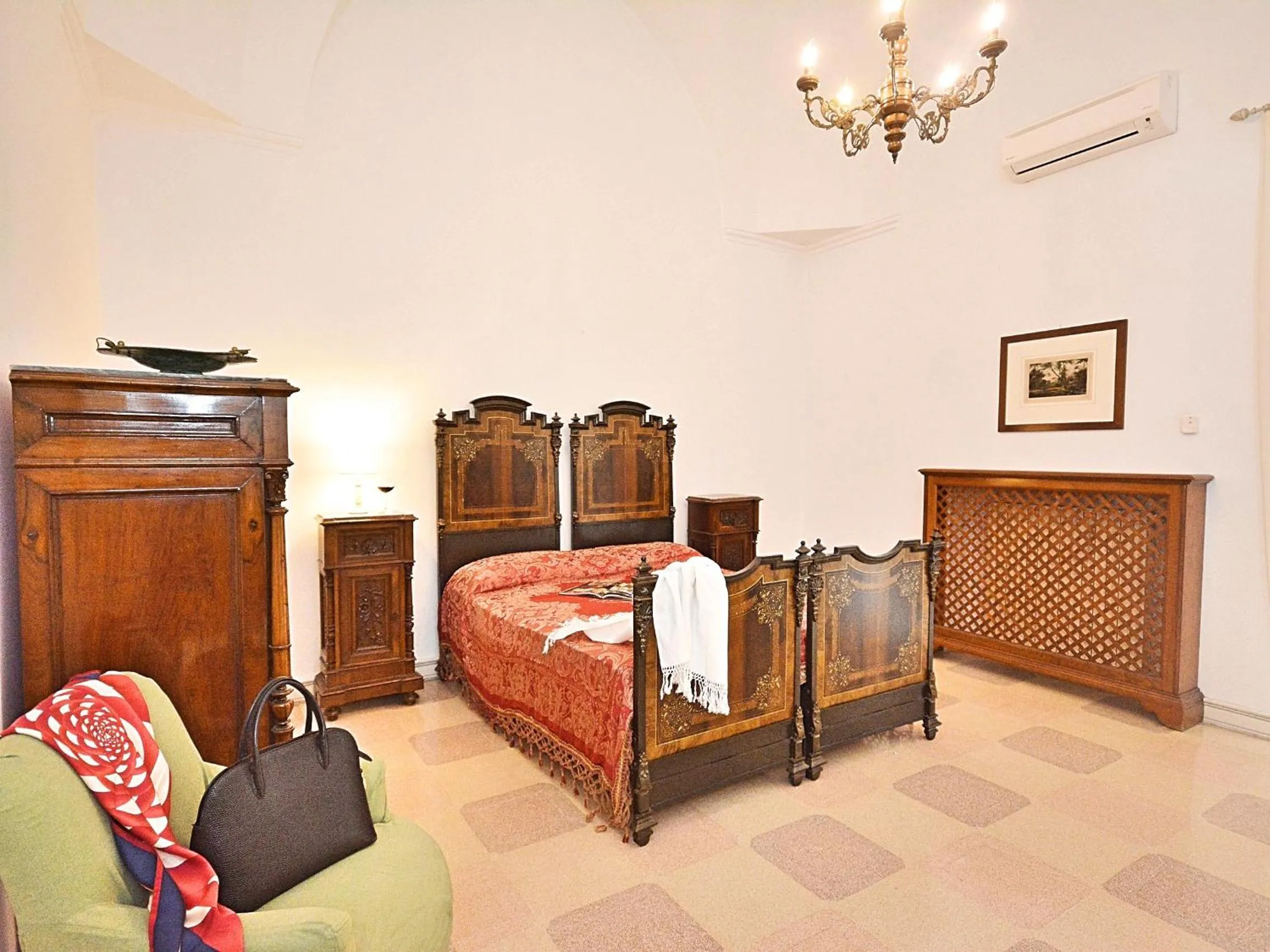 Bedroom, Bed in Palazzo Rodio