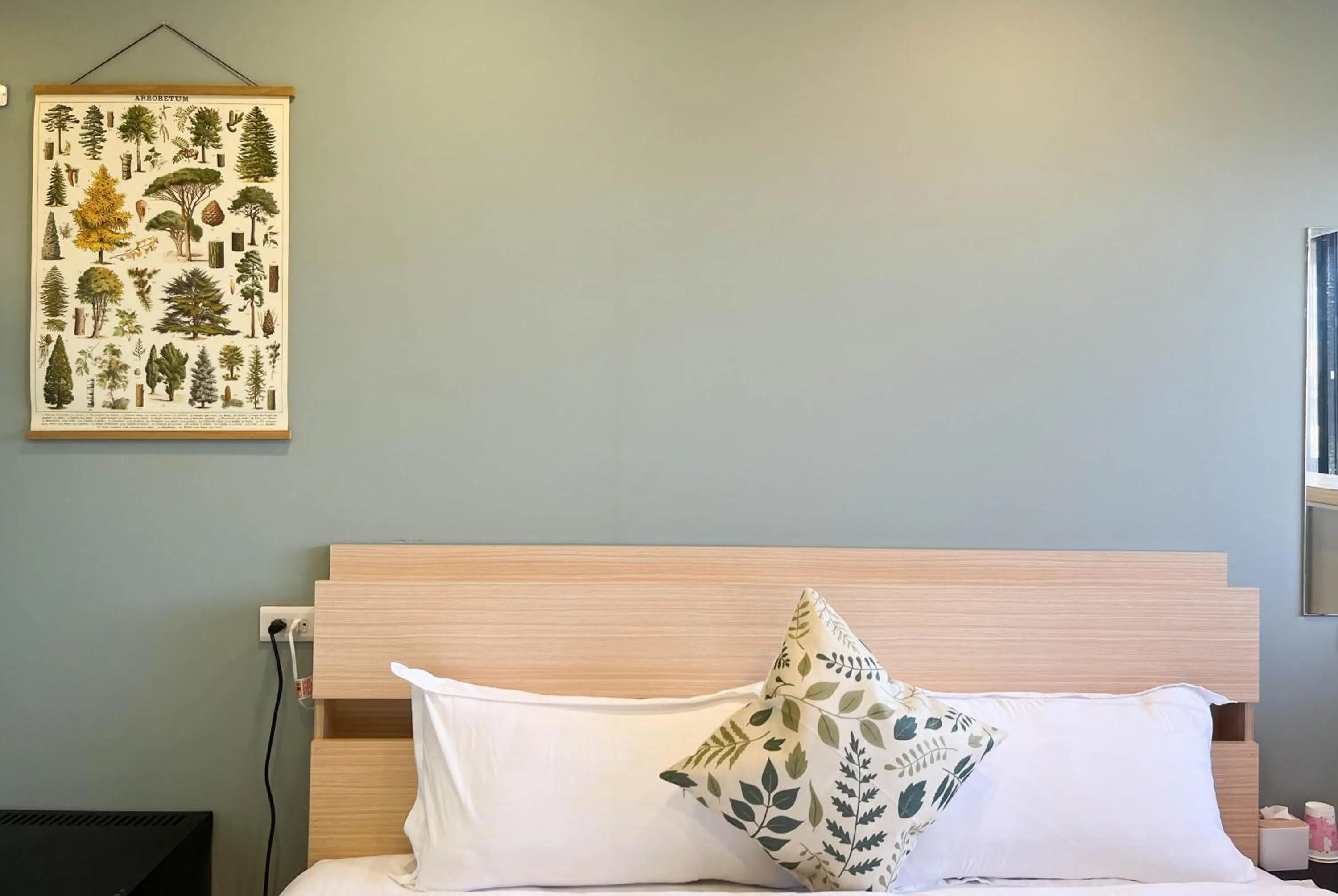 Decorative detail, Bed in Cen Pin B&B