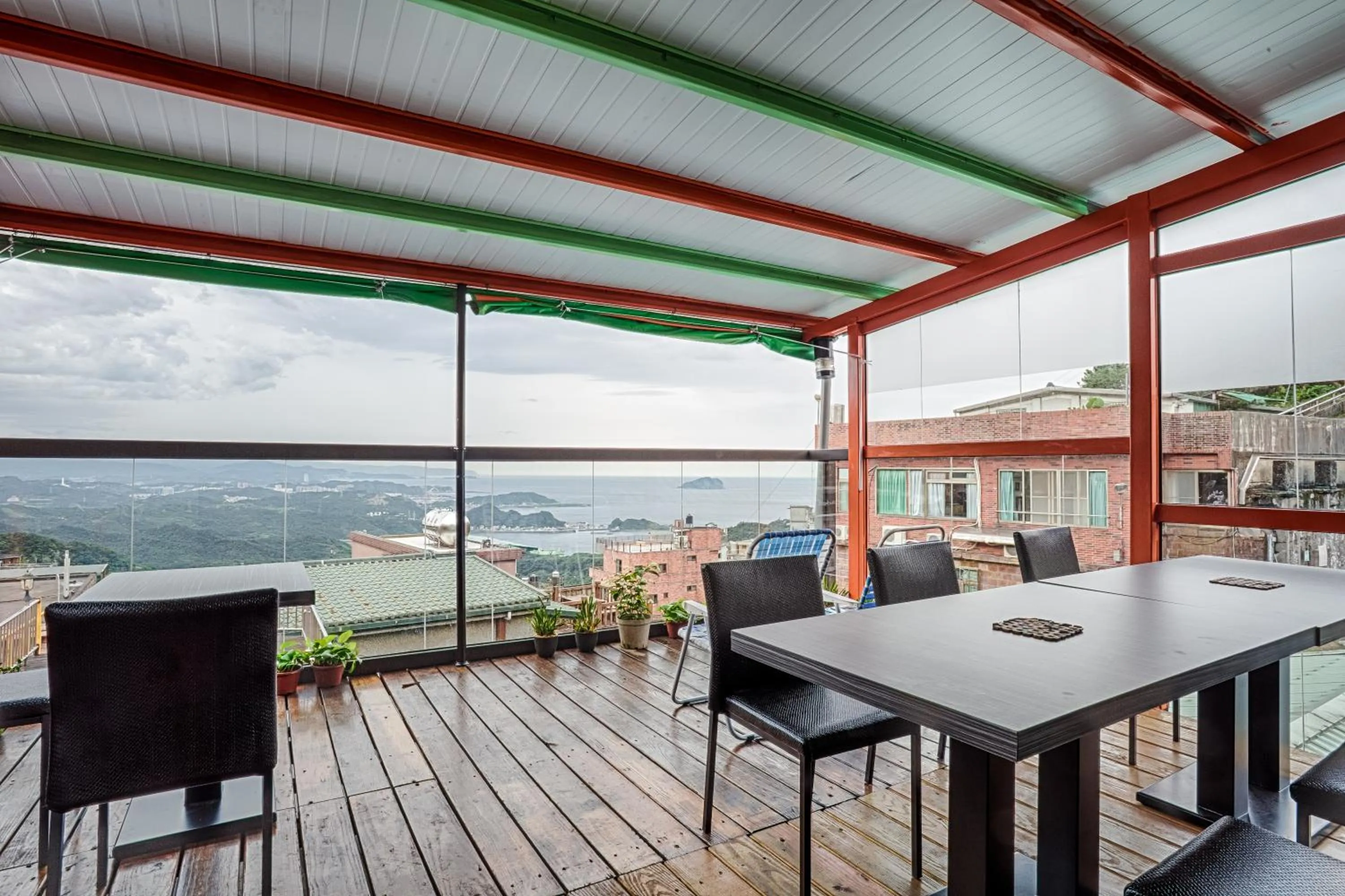 Patio in Cen Pin B&B