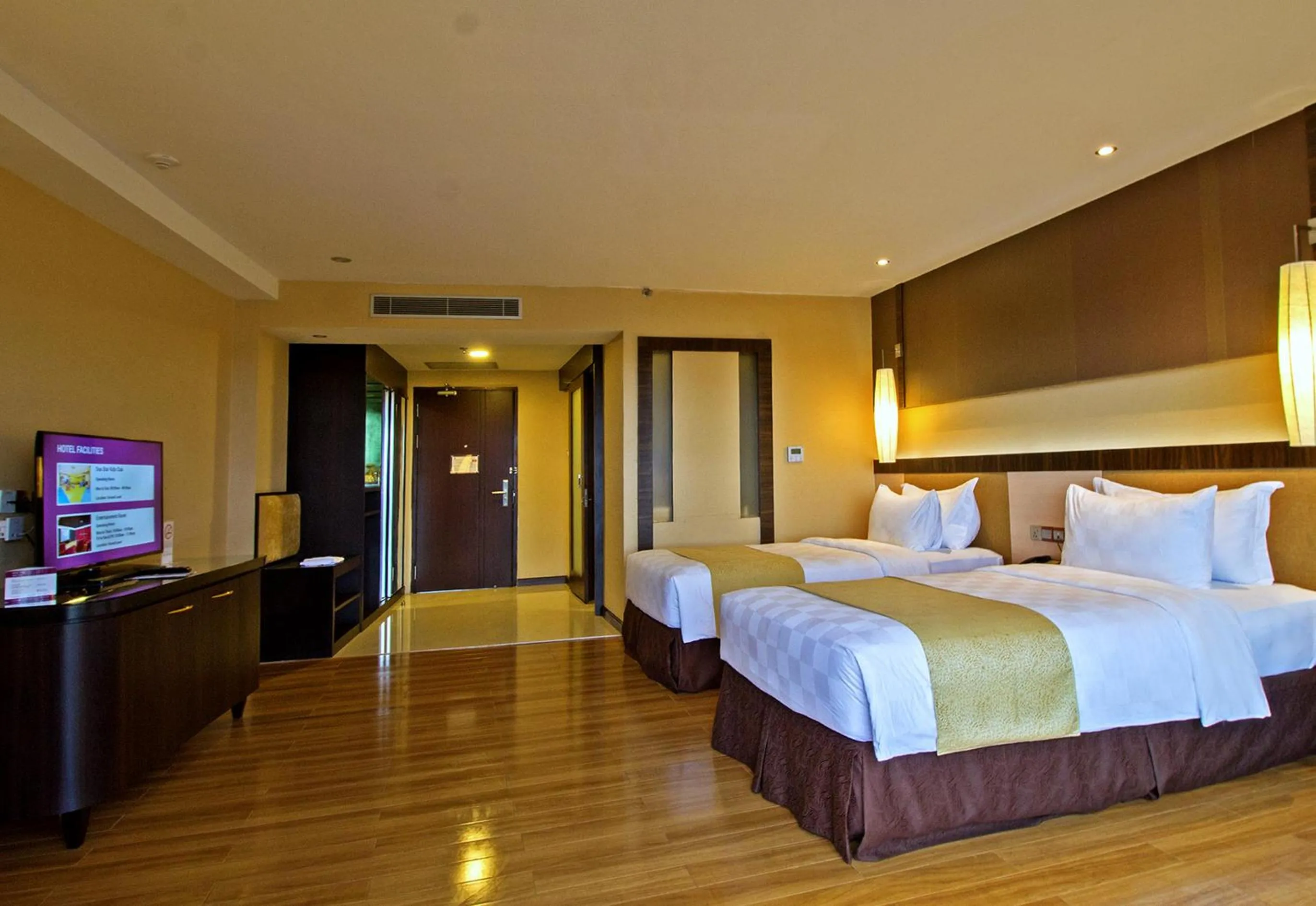Bed in Grand Lagoi Hotel Bintan