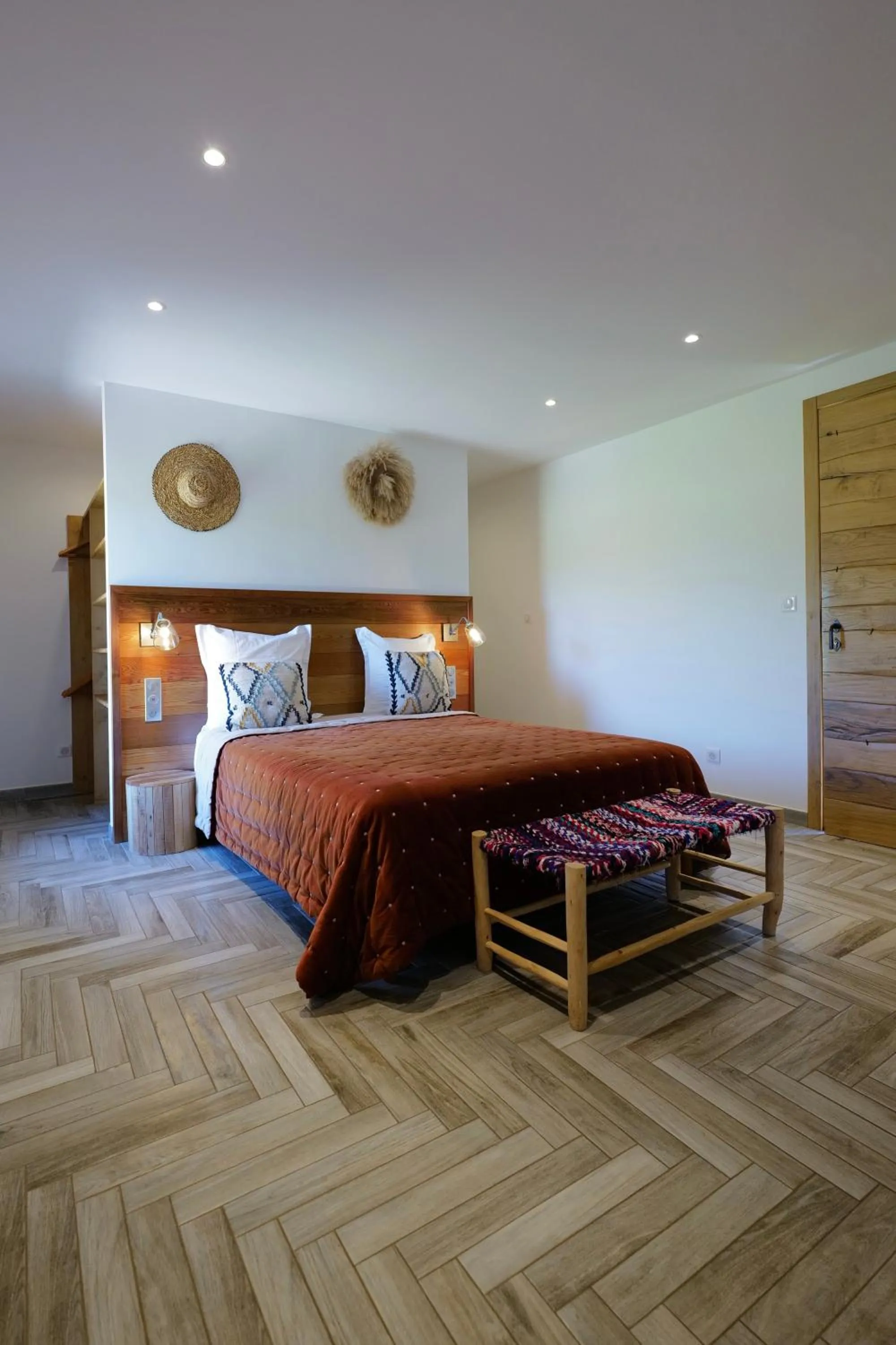 Bed in Domaine Pozzo di Mastri hôtel & spa