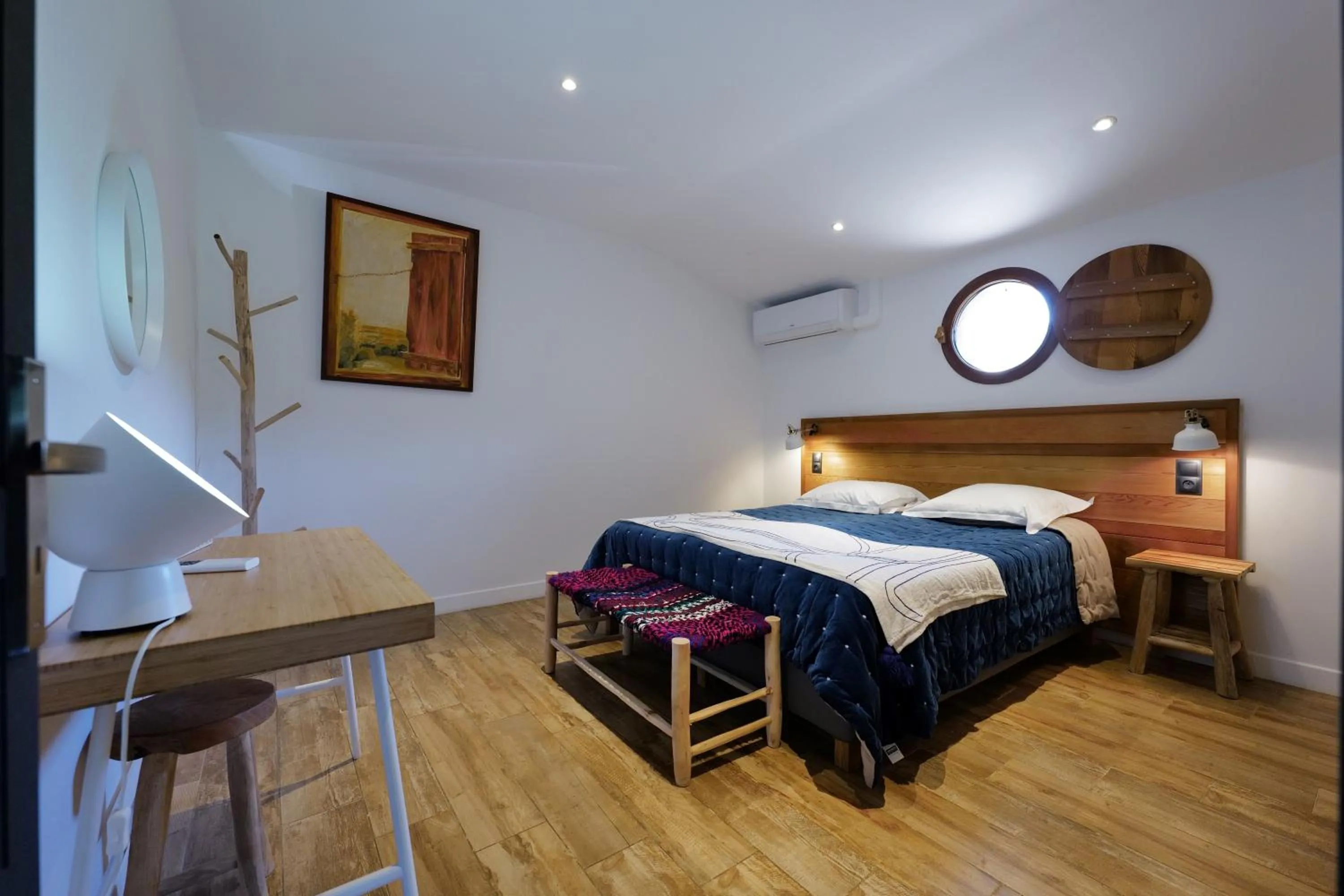 Bed in Domaine Pozzo di Mastri hôtel & spa