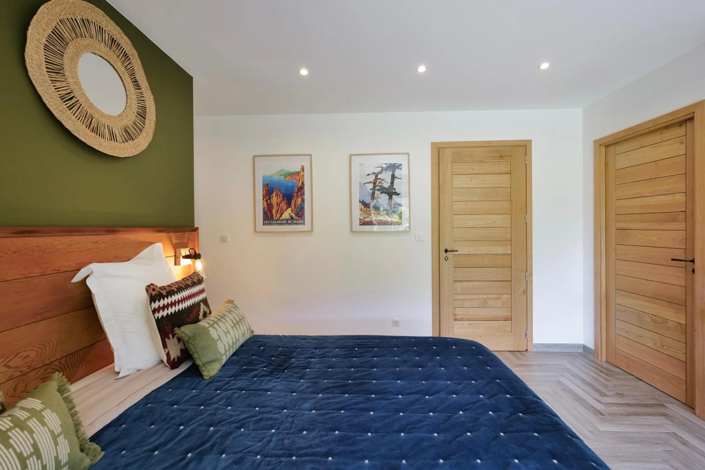 Bed in Domaine Pozzo di Mastri hôtel & spa