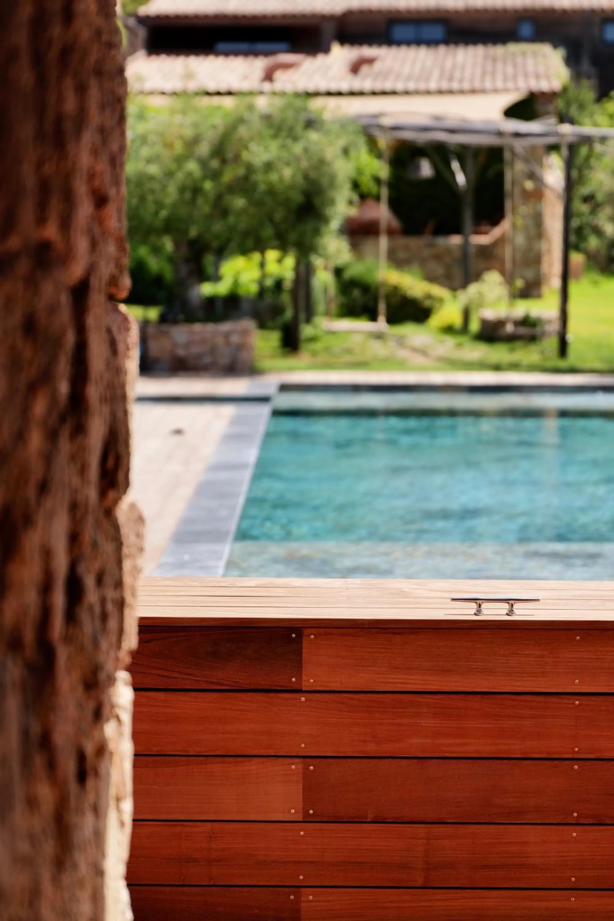 Swimming pool in Domaine Pozzo di Mastri hôtel & spa