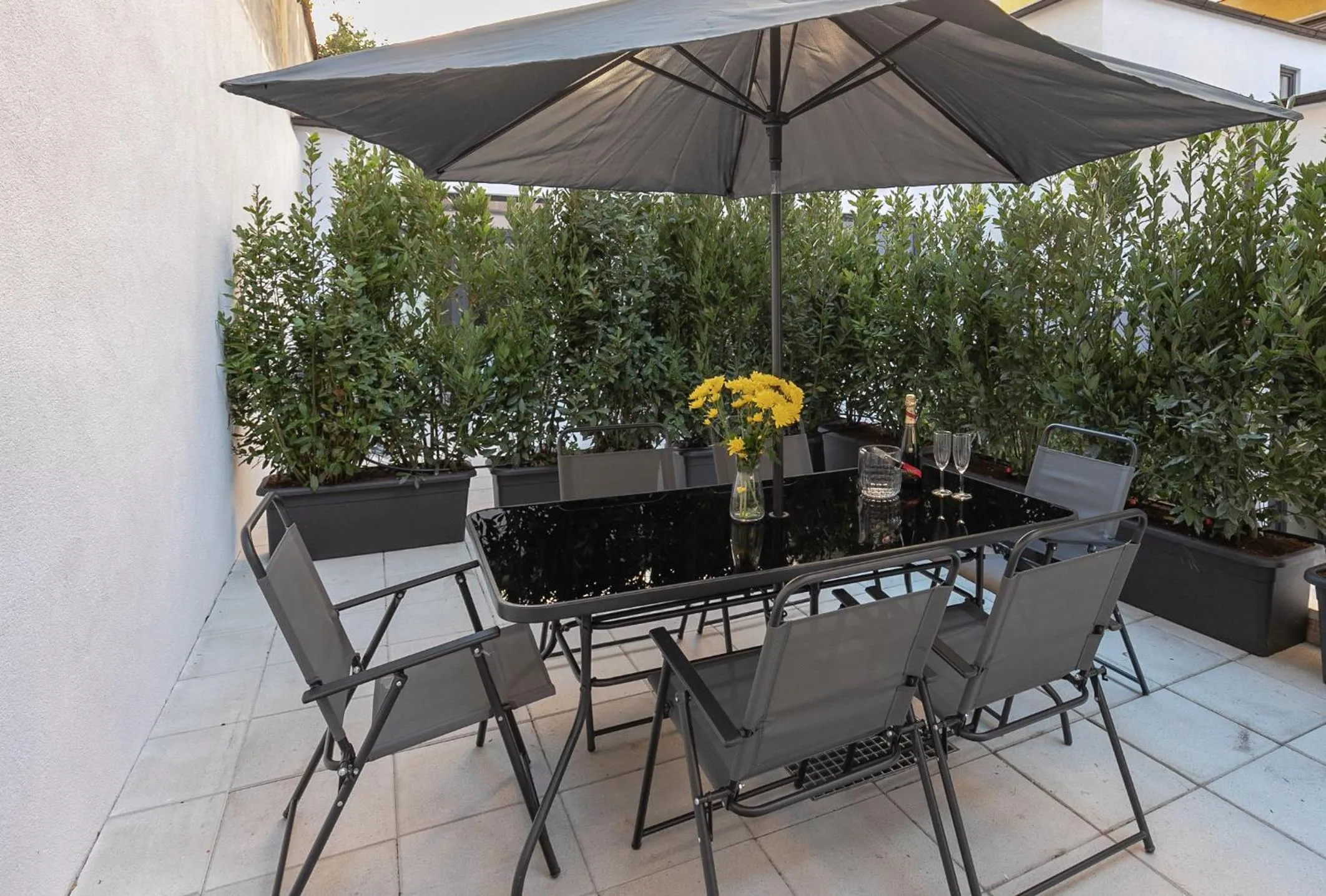 Patio in Aiello Hotels - CityLife Apartments