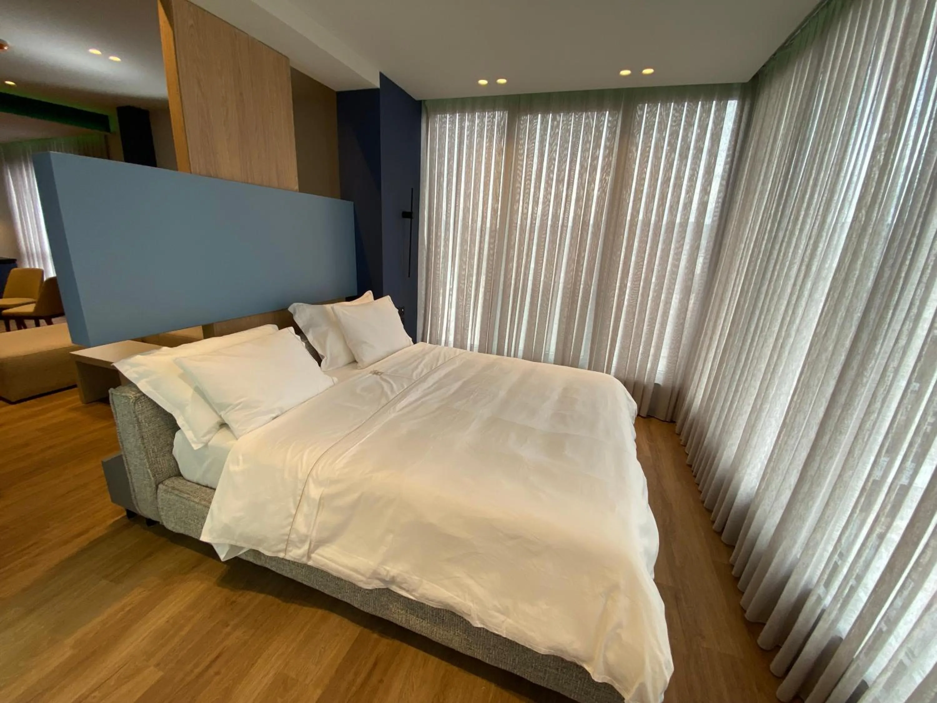 Bed in Si Hotel Tirana