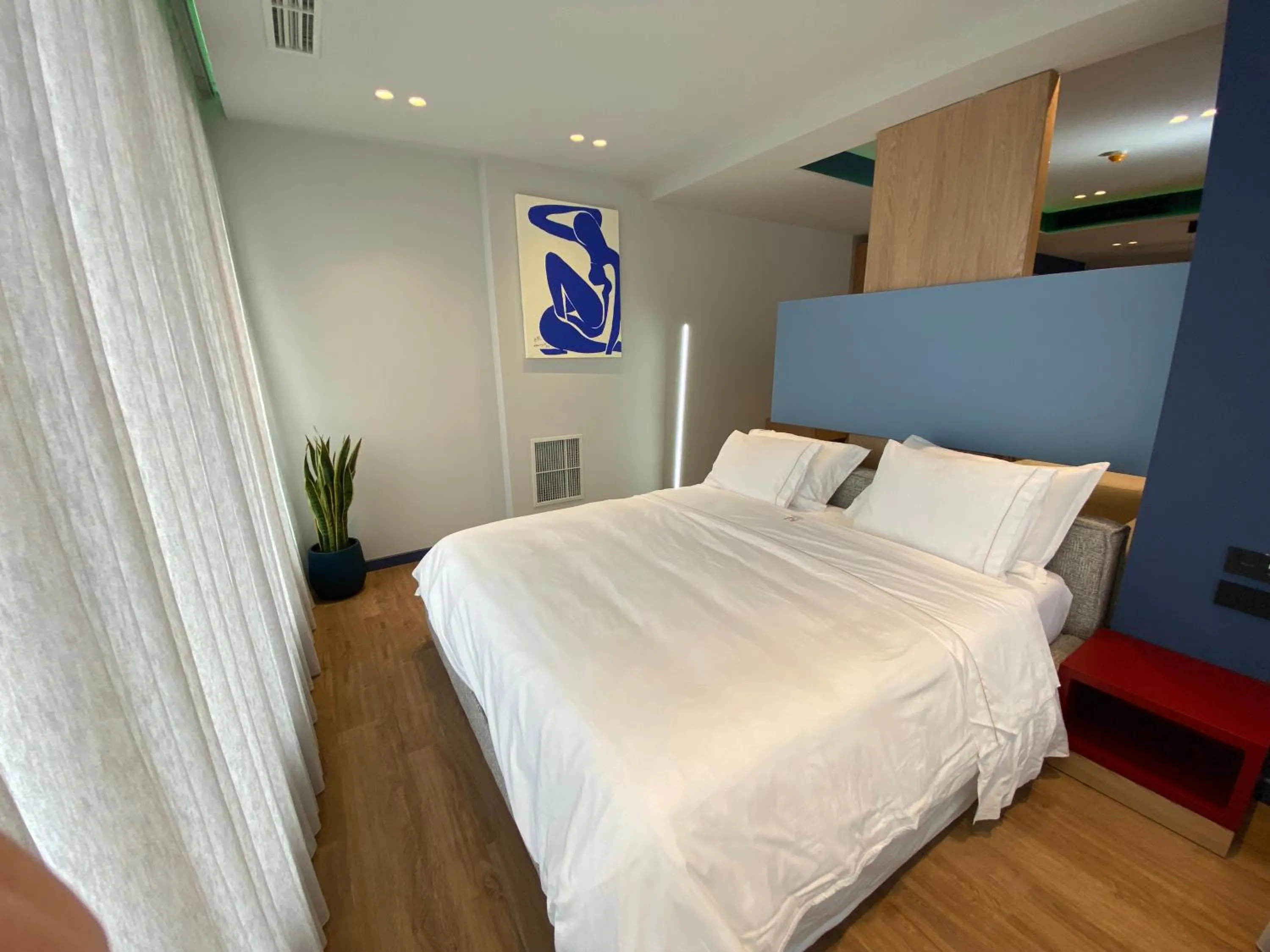 Bed in Si Hotel Tirana