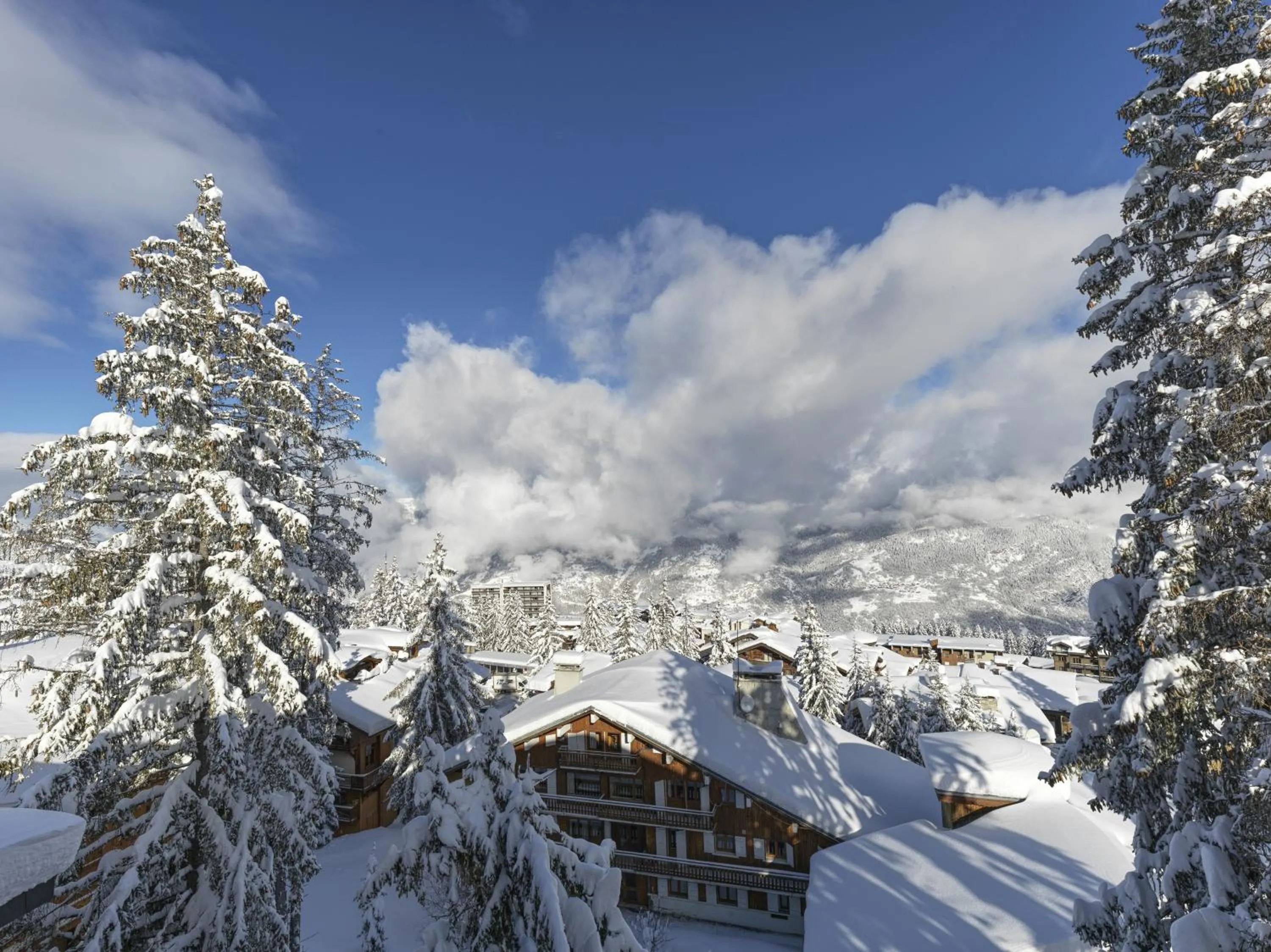 Natural landscape in Snow Lodge Hotel Courchevel 1850