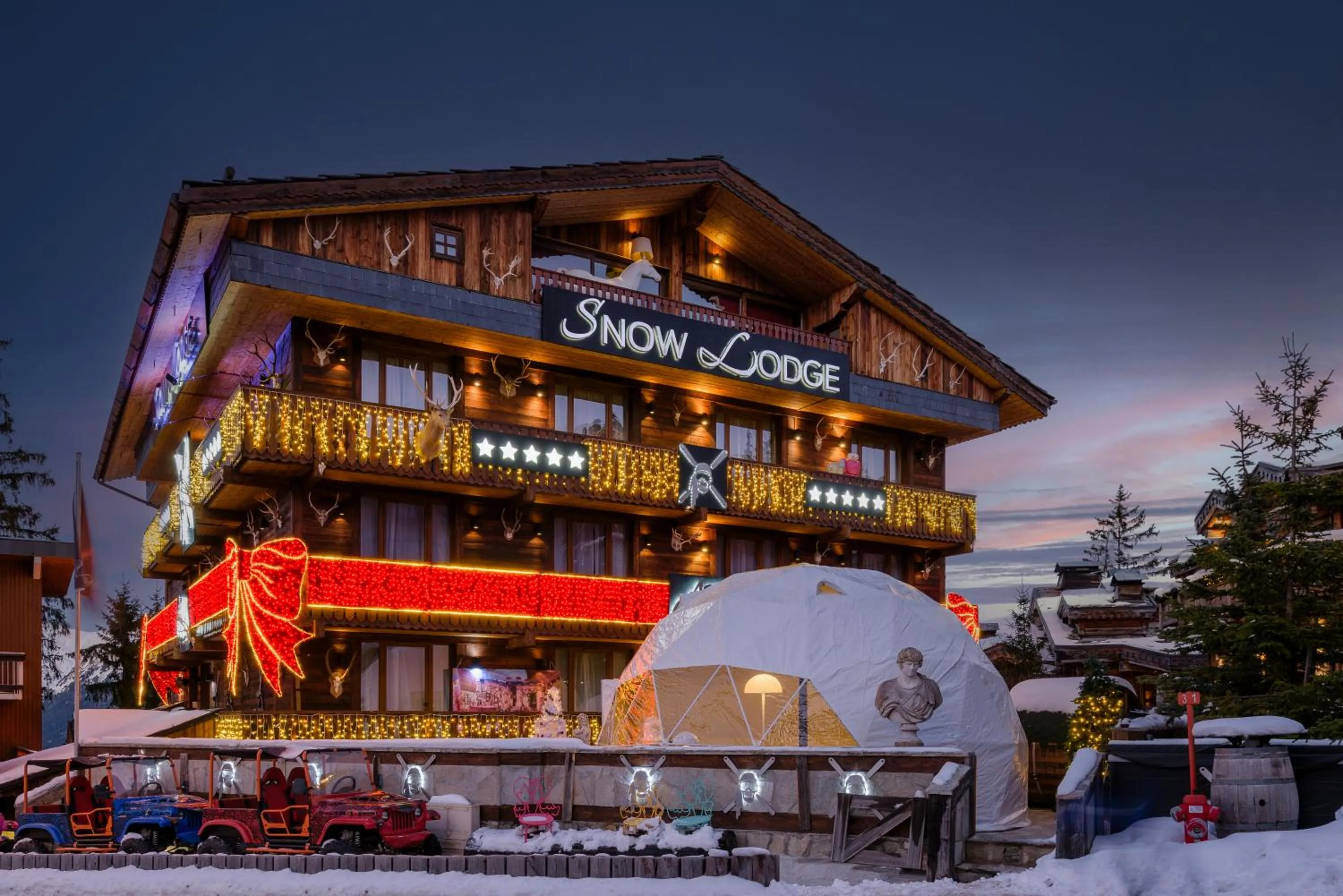 Property building in Snow Lodge Hotel Courchevel 1850