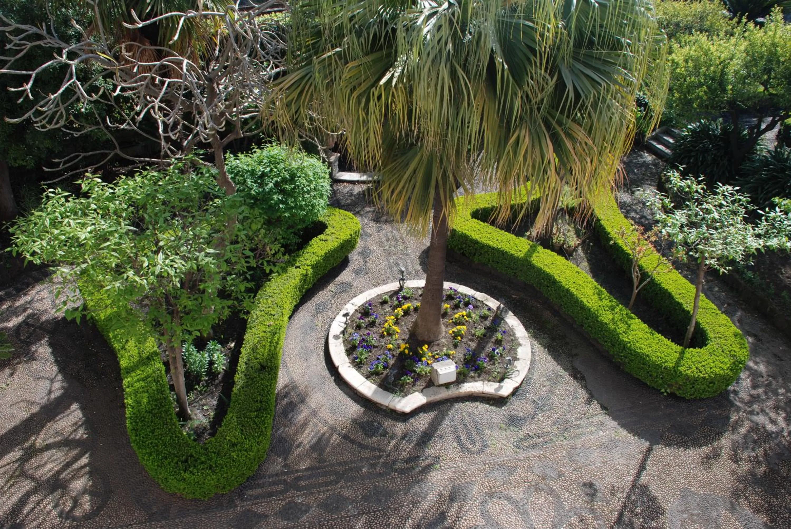 Garden view in B&B Villa Maria