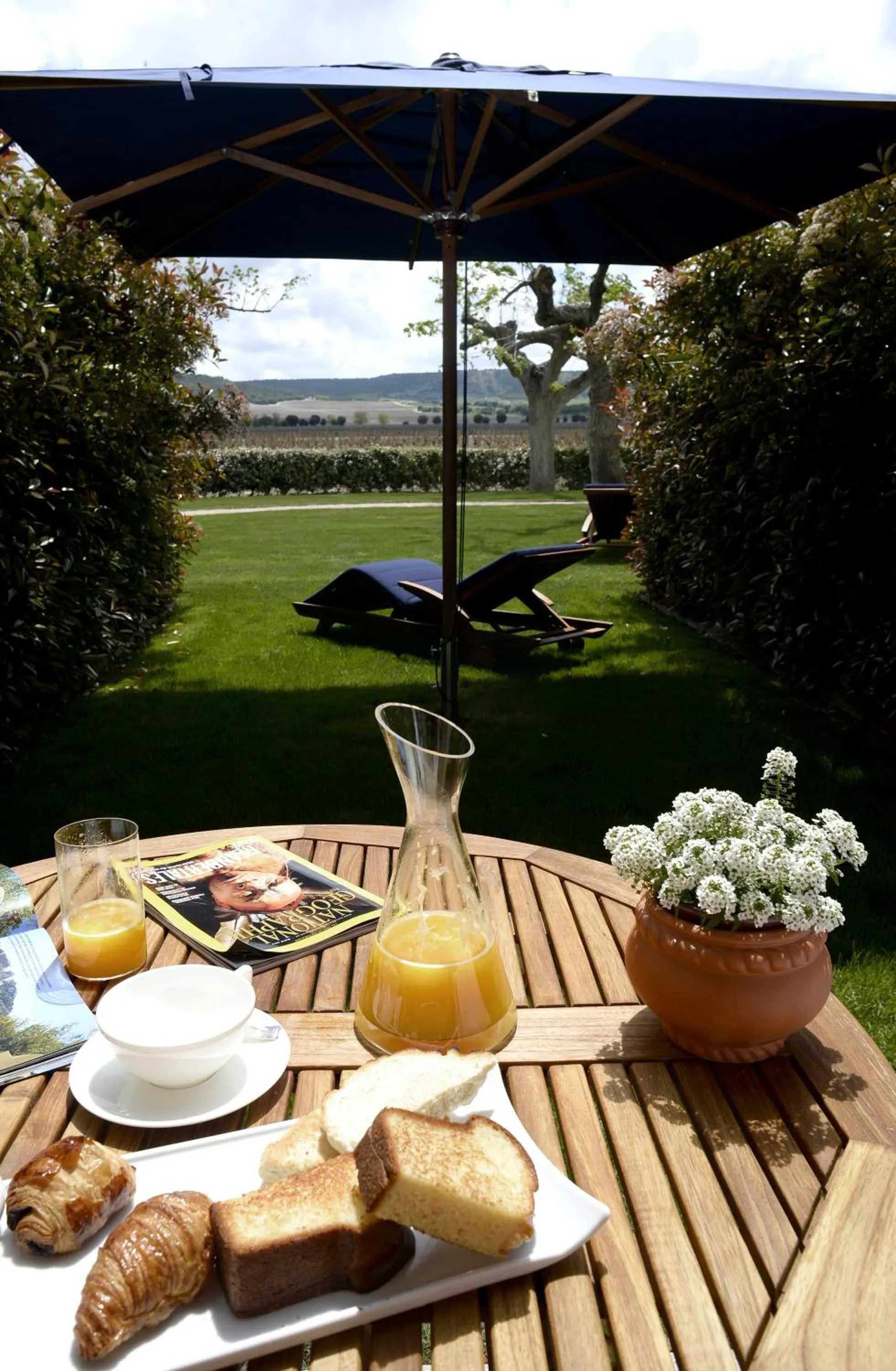 Patio in Abadia Retuerta LeDomaine