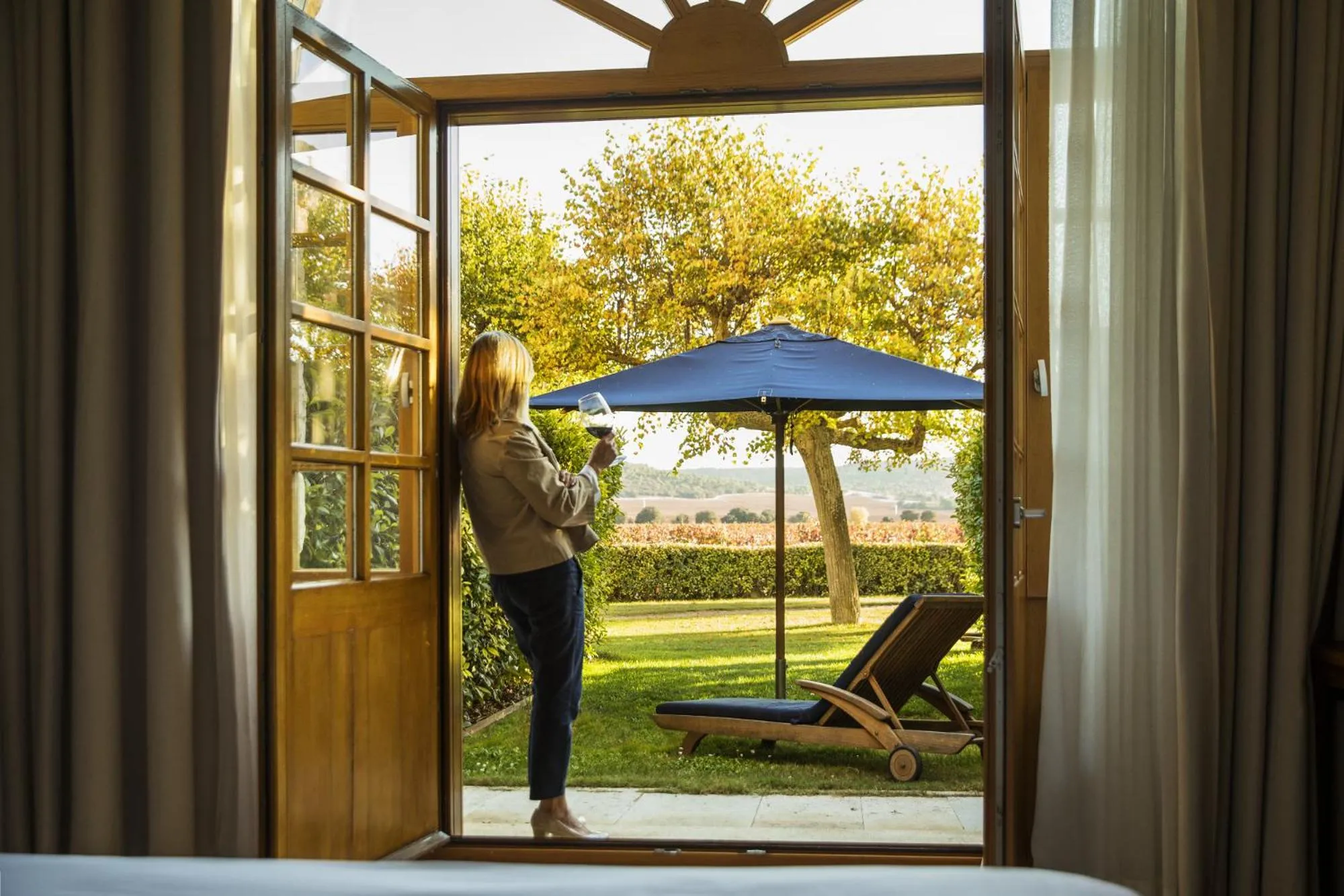 Patio in Abadia Retuerta LeDomaine