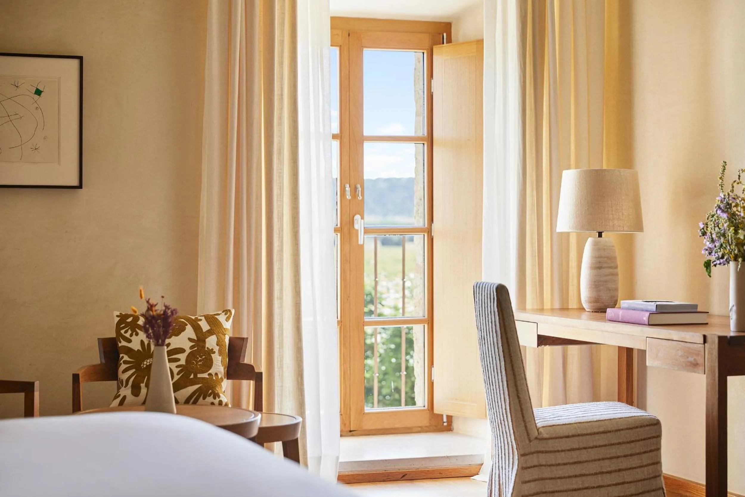 Balcony/Terrace, Bed in Abadia Retuerta LeDomaine