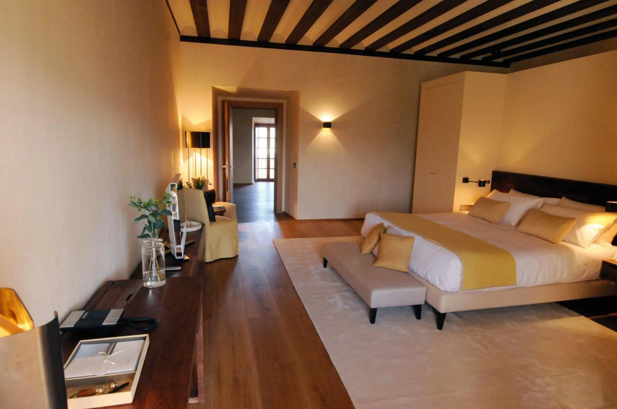 Bathroom, Bed in Abadia Retuerta LeDomaine
