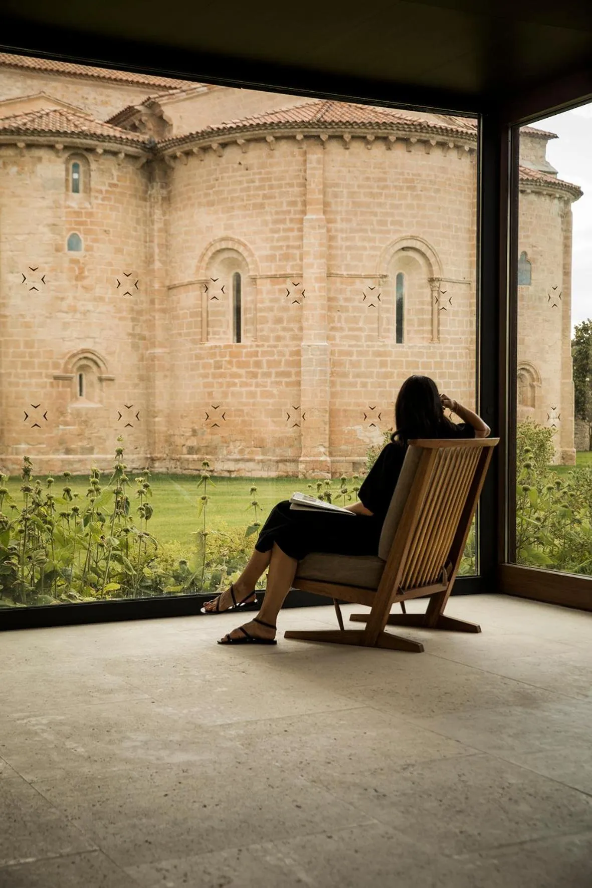 Garden view in Abadia Retuerta LeDomaine