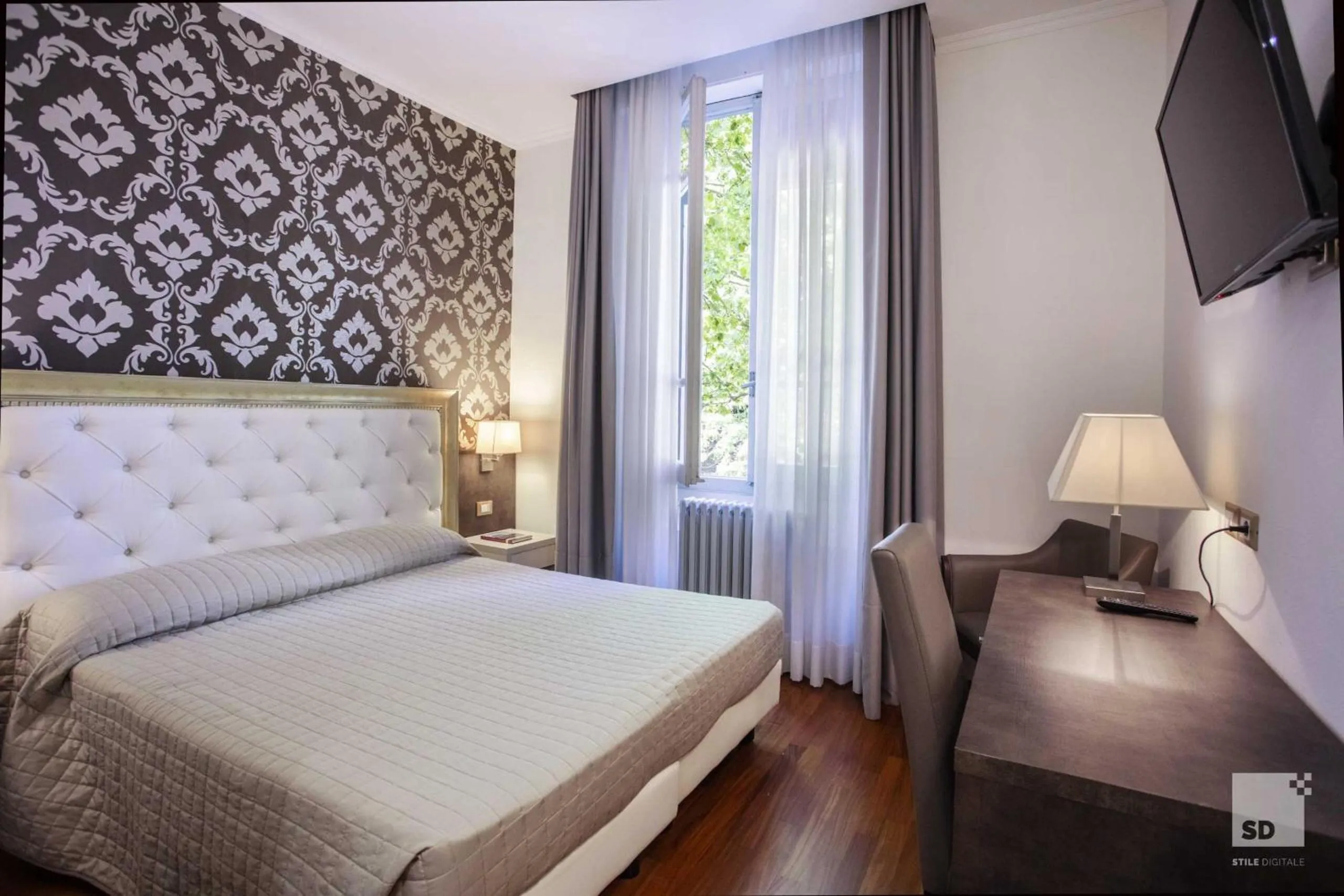 Bed in Grand Hotel Terme