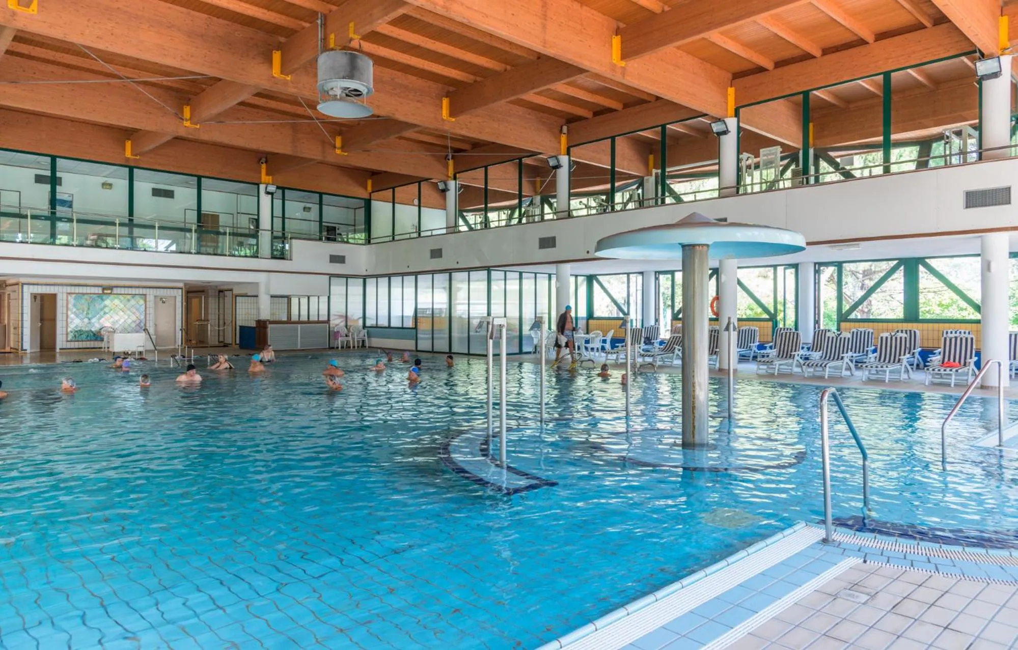 Hot Spring Bath in Grand Hotel Terme