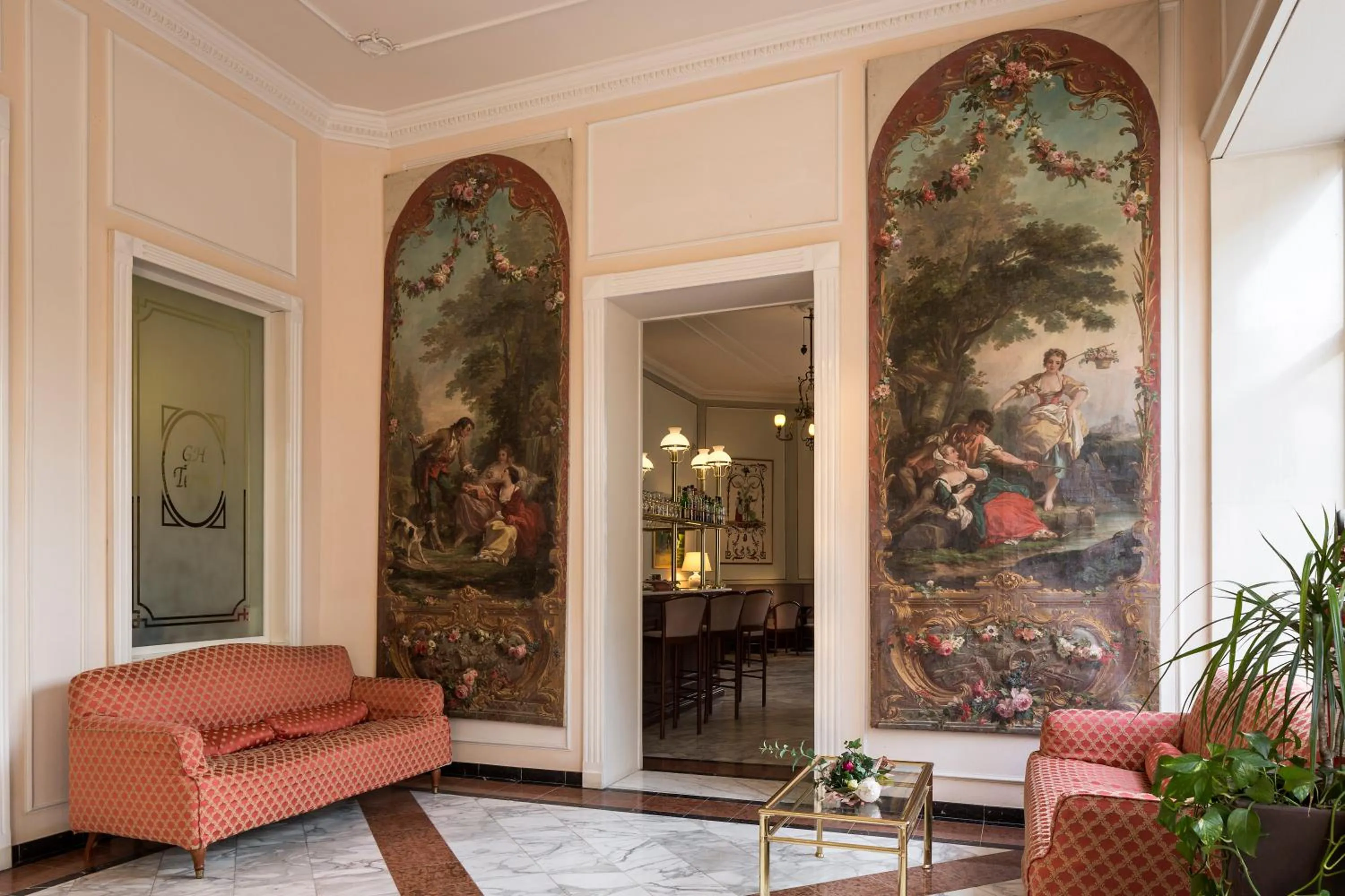 Decorative detail in Grand Hotel Terme