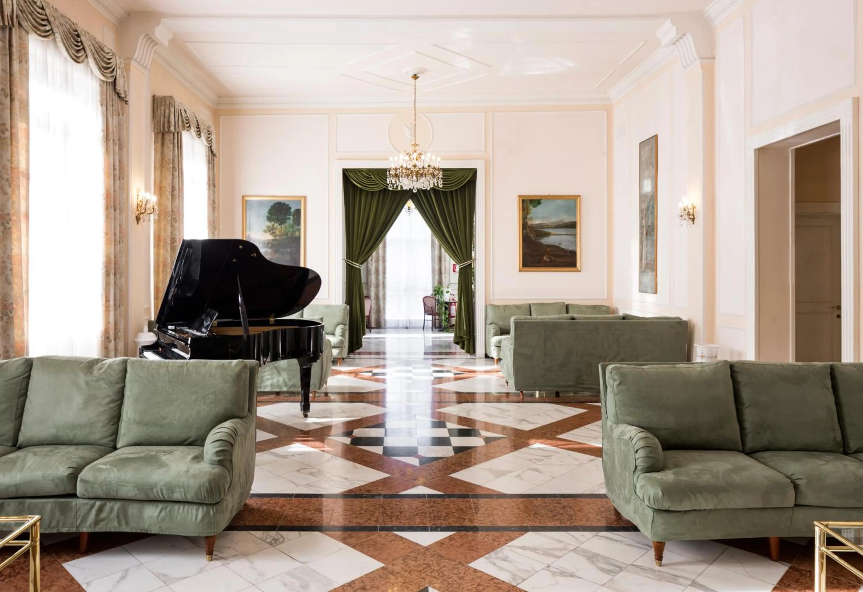 Lobby or reception in Grand Hotel Terme