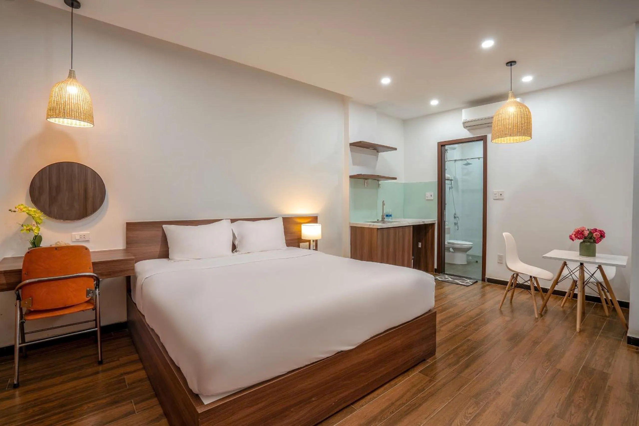 Bed in Dragon View Riverside Hotel by Haviland